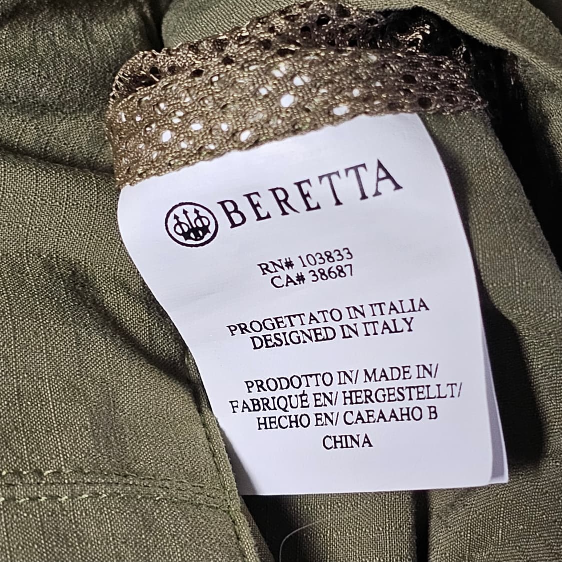 택새상품)정품)베레타 95/M/여성 아웃도어  사파리 자켓 상품이미지8