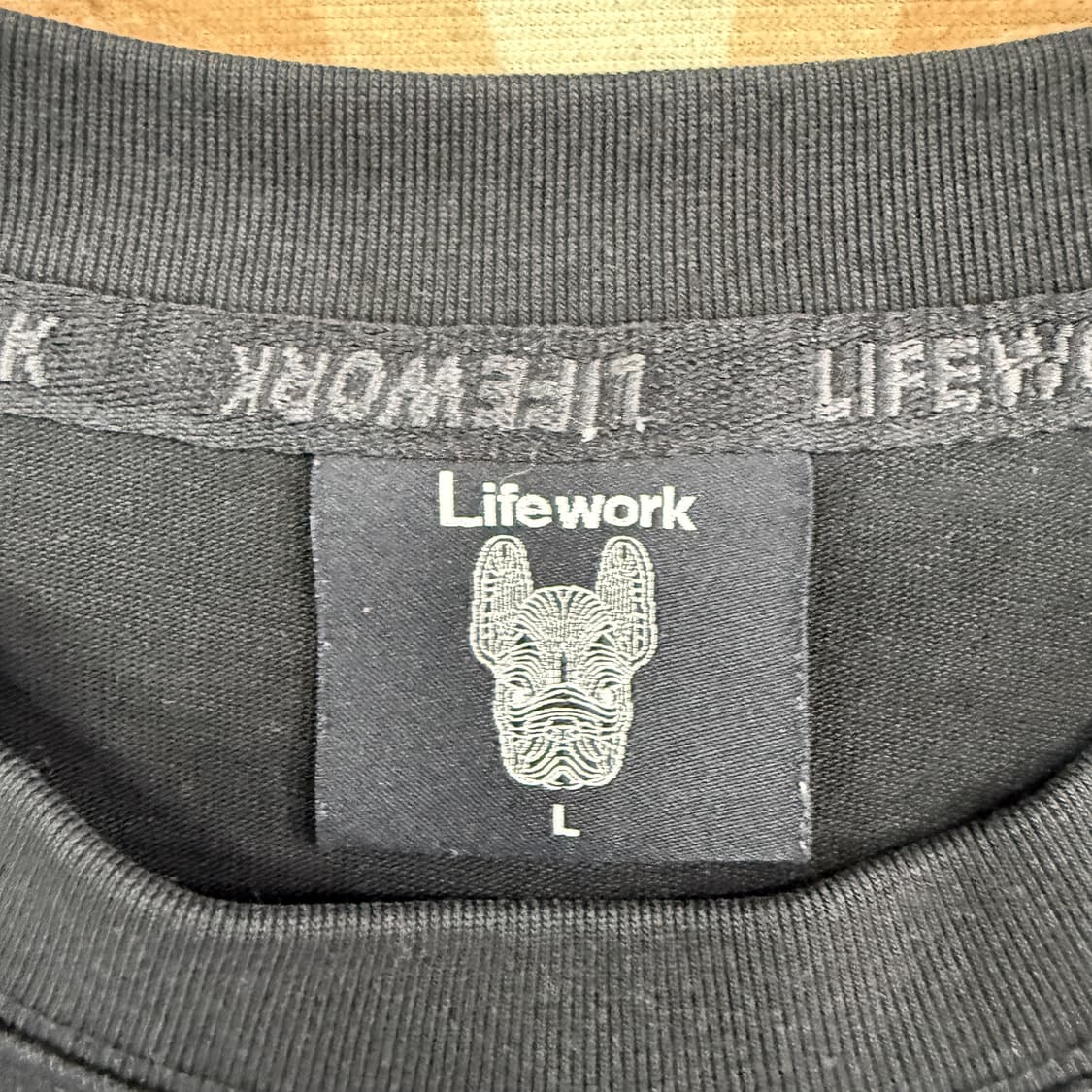 (L)라이프워크 Lifework 라독 반팔티셔츠(블랙) 상품이미지2