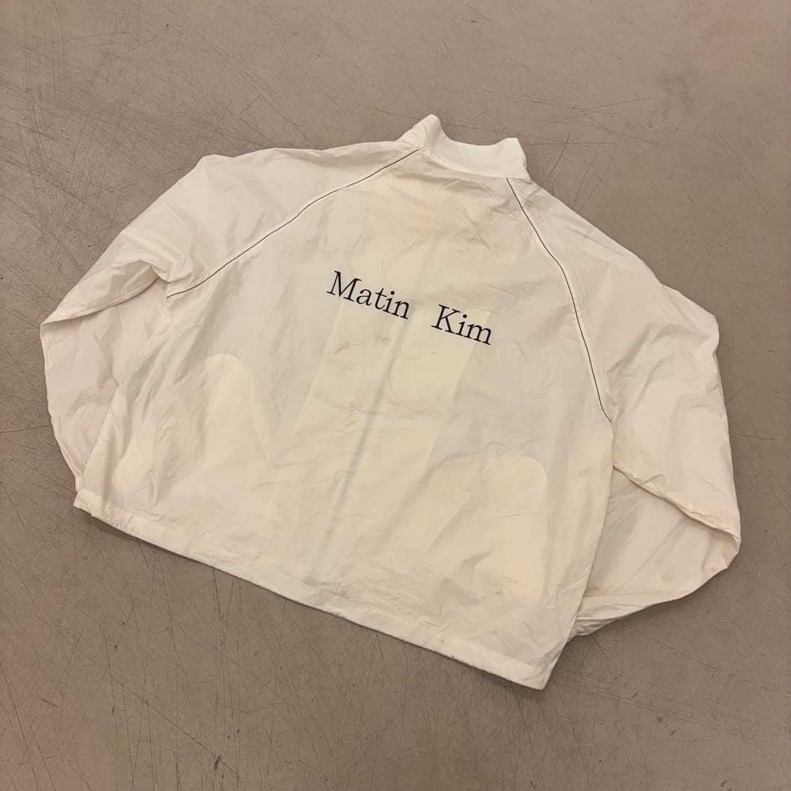 마뗑킴 코튼 글로시 빅로고 자켓 상품이미지1