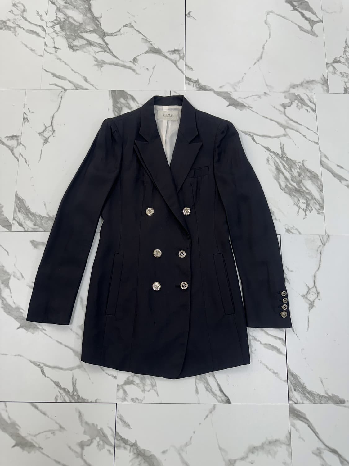타임 네이비 더블 자켓 상품이미지1