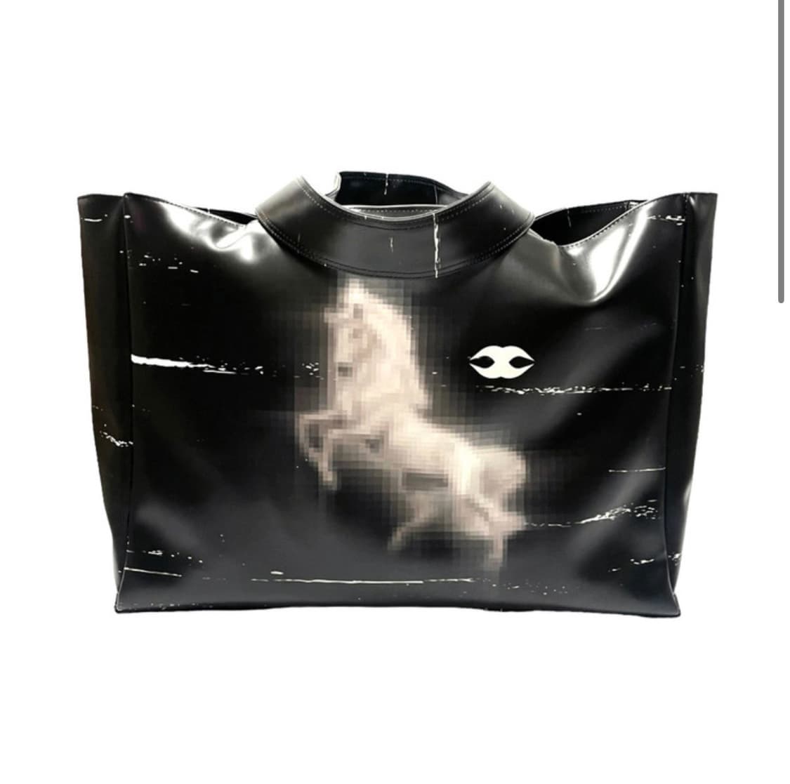 모자이크소사이어티 홀스 레더백 블랙 상품이미지1