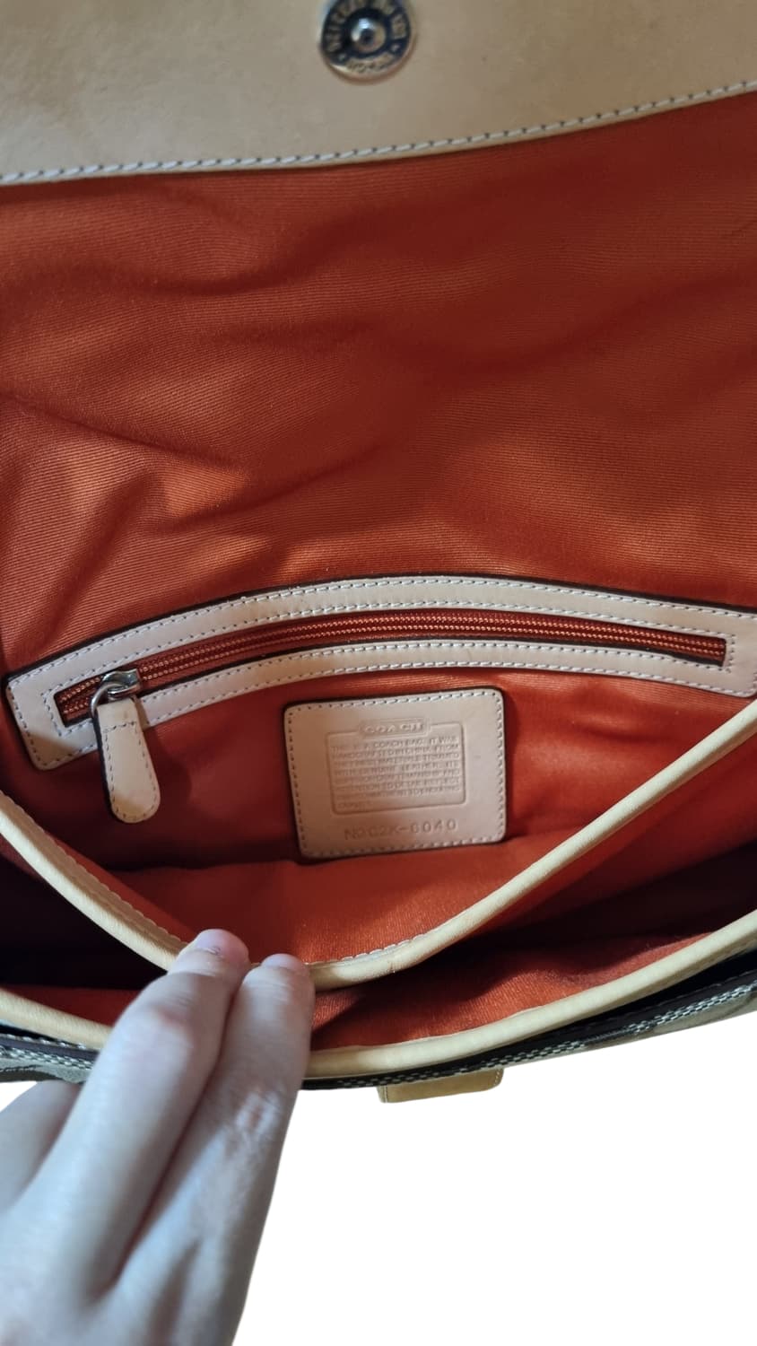 코치(COACH) 빈티지 시그니처 바게트 숄더백 y2k 갸루 히메 상품이미지7