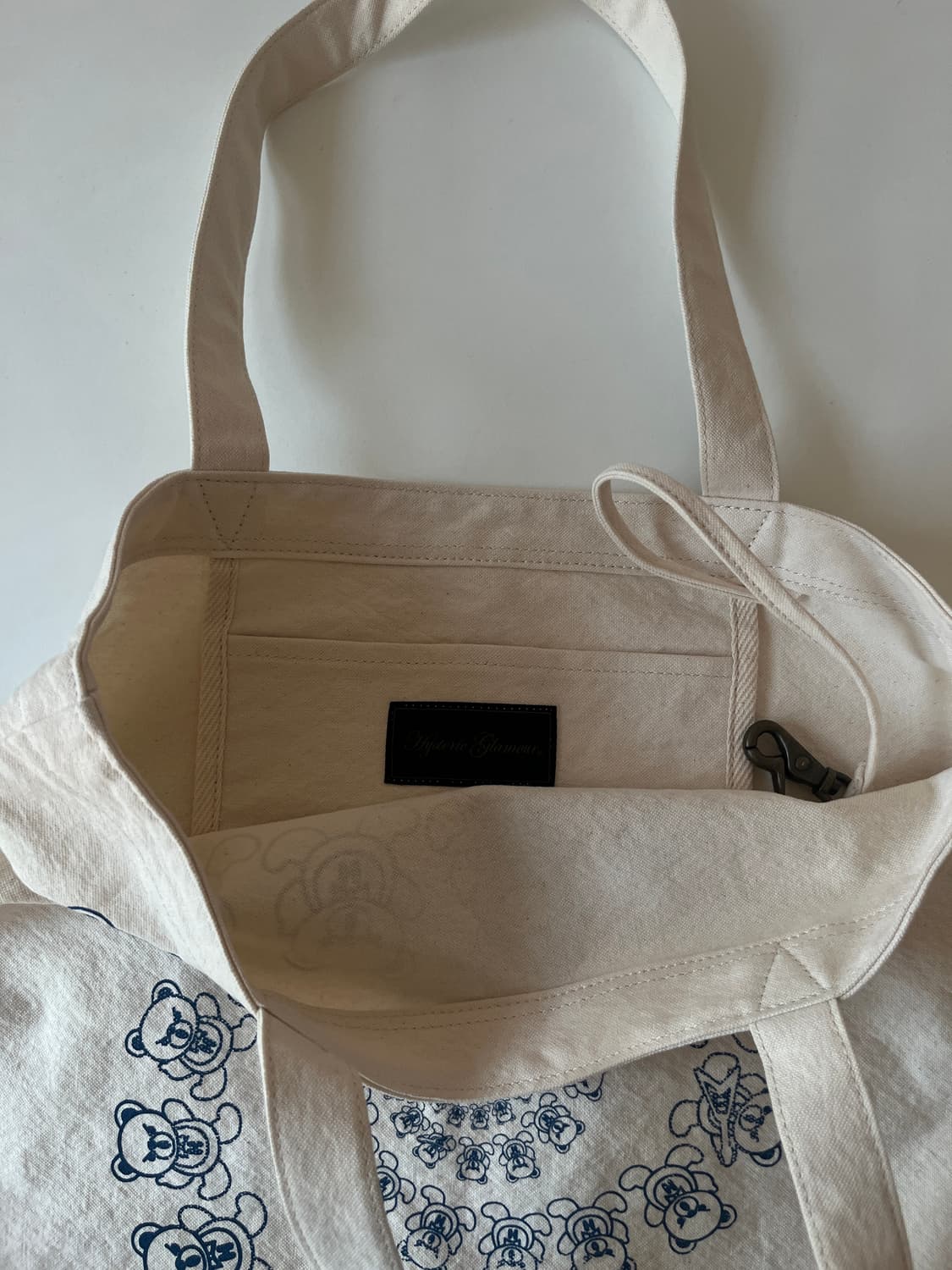 히스테릭 글래머 퍽베어 캔버스 토트백 상품이미지2