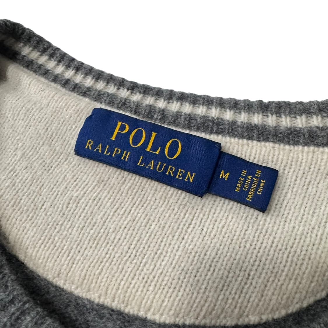 신형 폴로 랄프로렌 오트밀 그레이 니트 상품이미지3