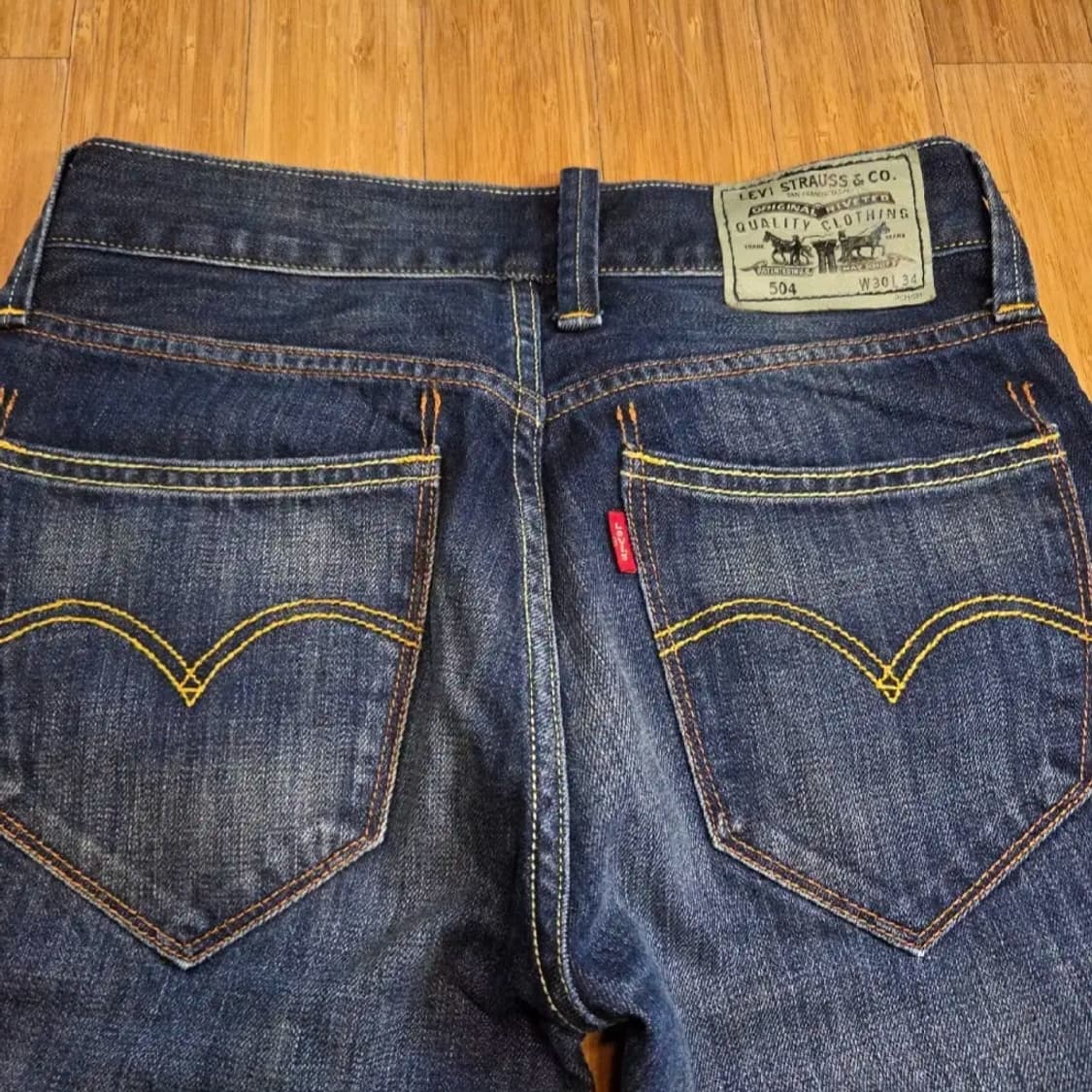 리바이스 504 옐로 스티치 팬츠  (30in) 상품이미지4