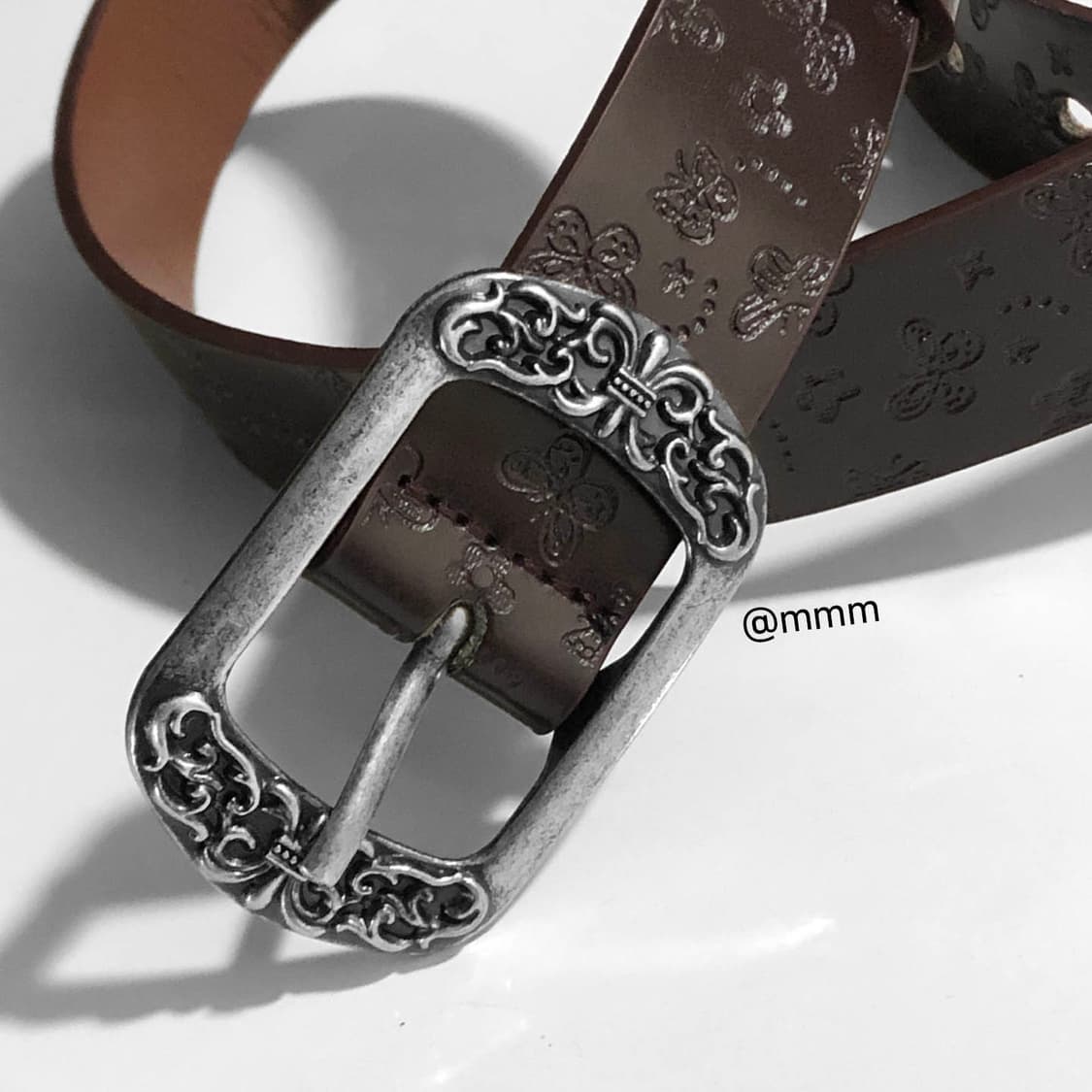 [Unisex] 에스닉 웨스턴 벨트 브라운 상품이미지7