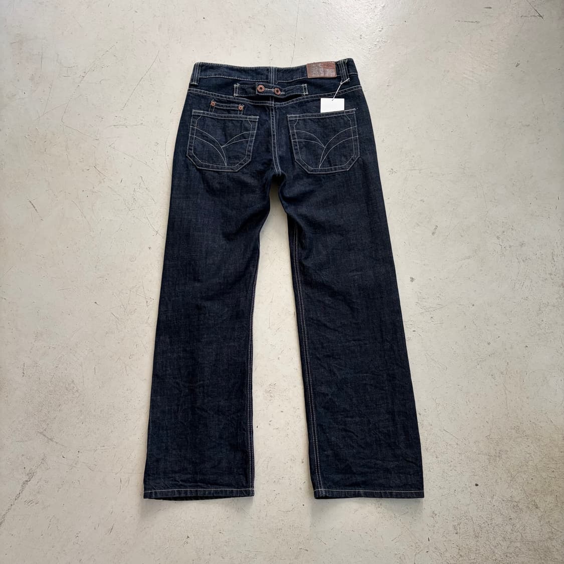 JPN 빈티지 신치백 레귤러 데님팬츠 34 상품이미지6