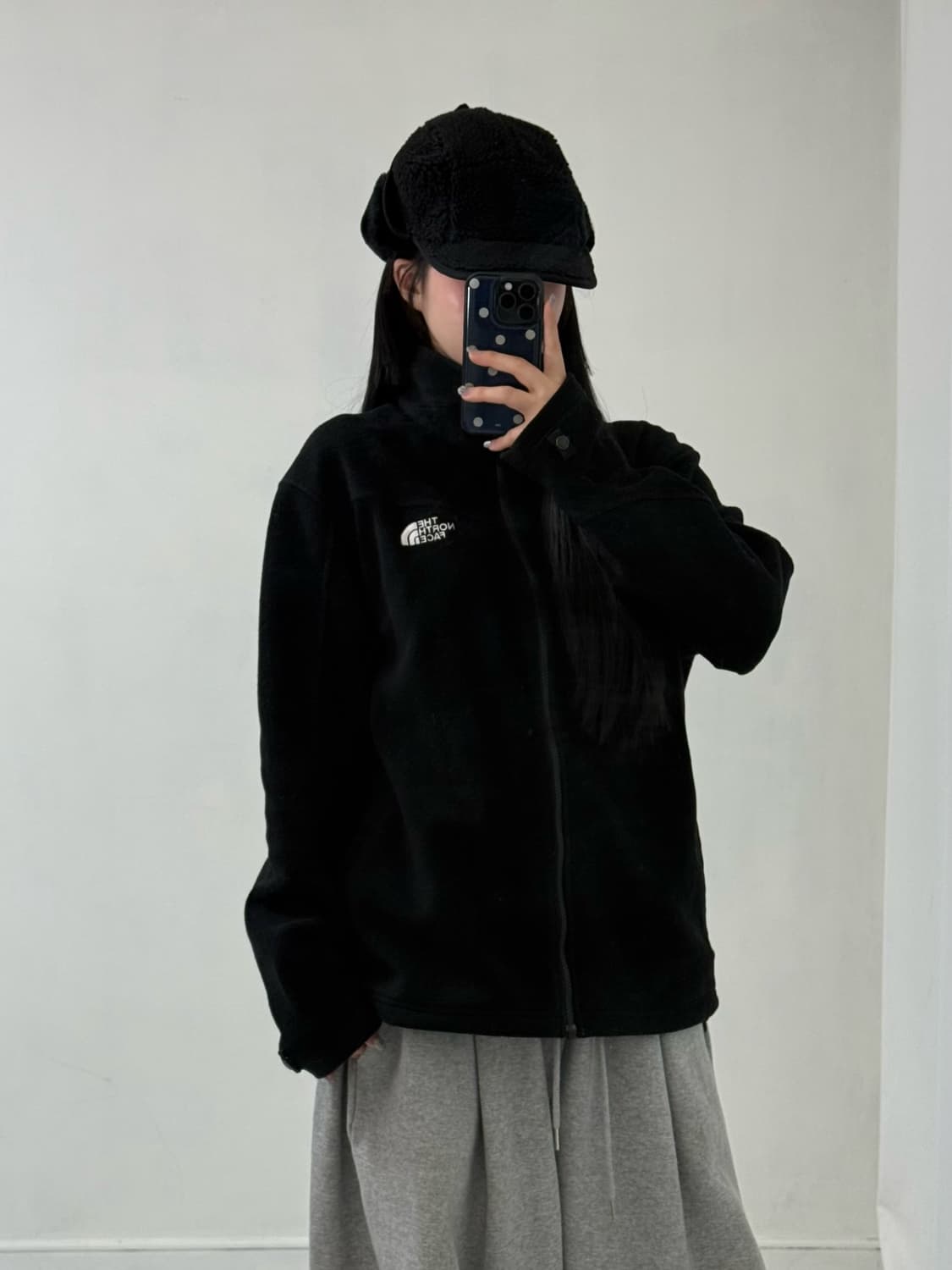 노스페이스 블랙 후리스 상품이미지2