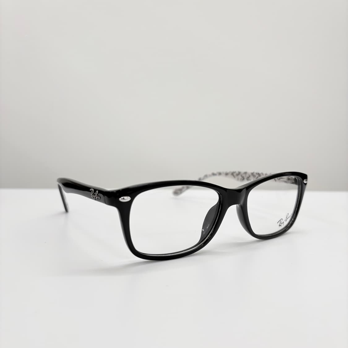 RAYBAN 레이밴 레터링 블랙 뿔테 상품이미지2