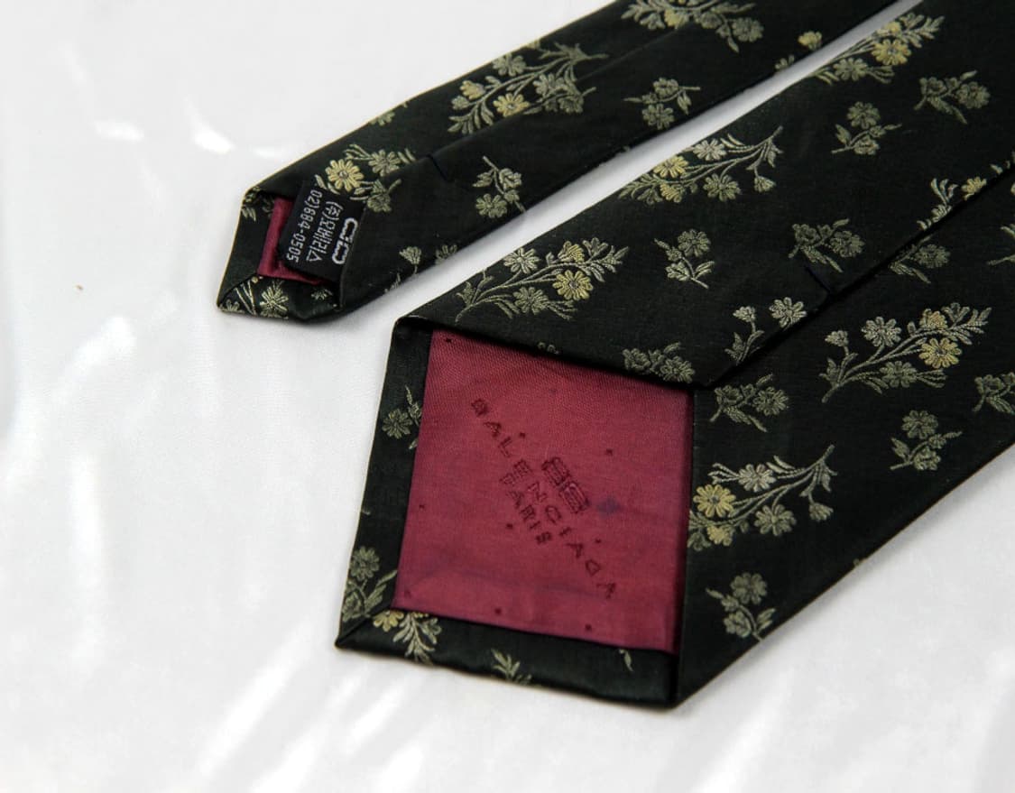 발렌시아가 9.6cm A등급 남자 명품 넥타이 상품이미지4