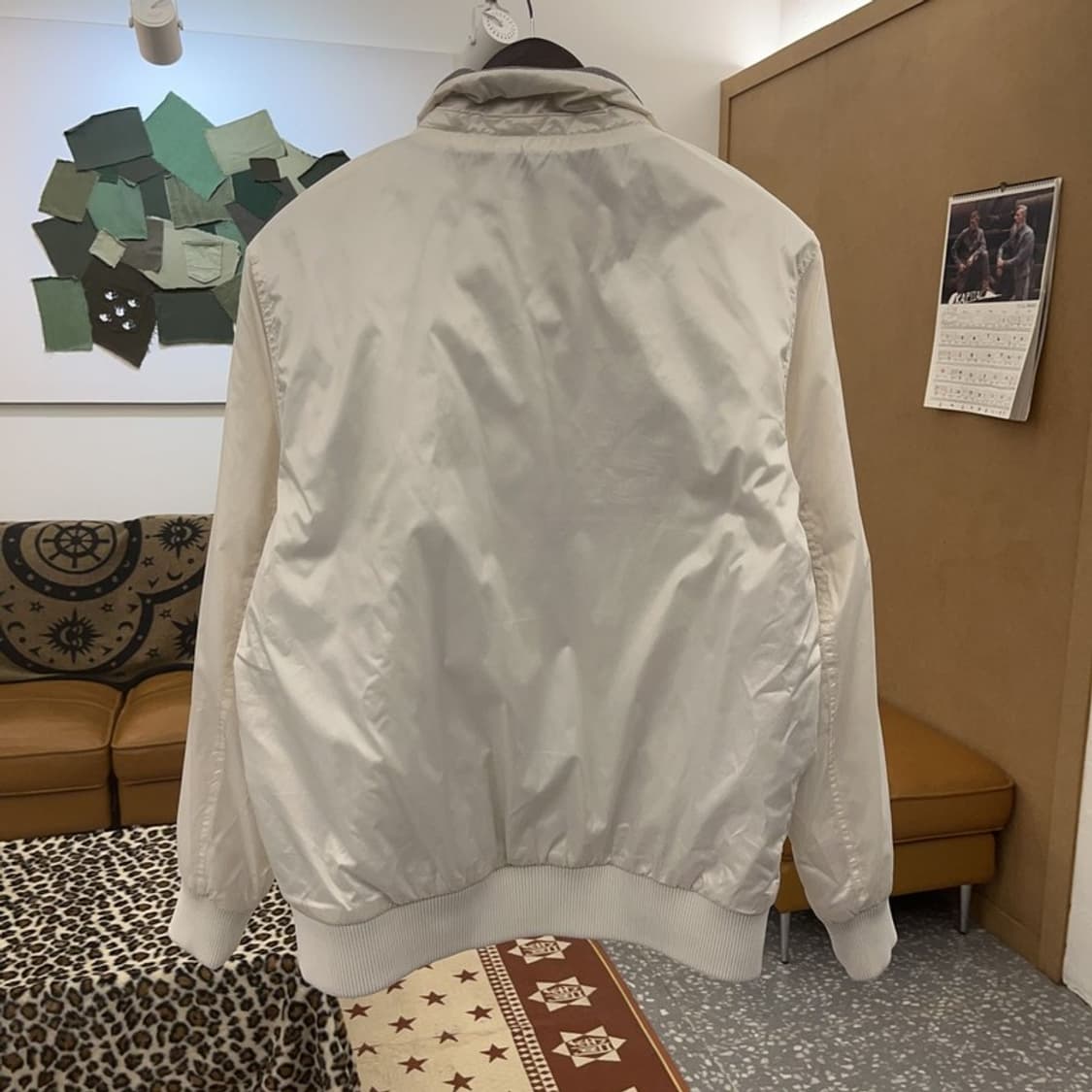 푸부 올드스쿨 빈티지 배색 바람막이 자켓 L C08813 상품이미지4