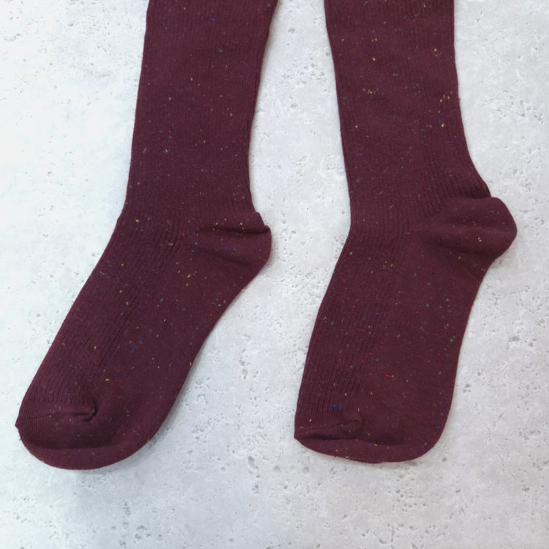 일본제 버건디 골지 네프사 겨울 니트 타이즈 상품이미지3