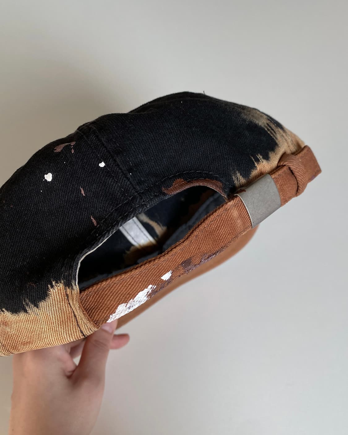 페인팅 투톤 빈티지 볼캡 모자 C 상품이미지7