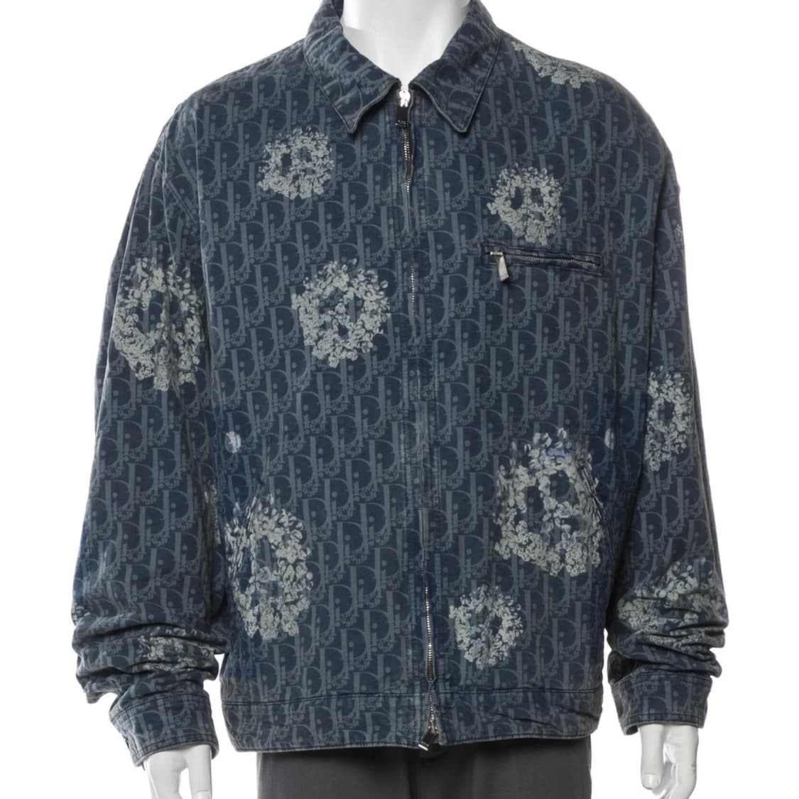 [S+급/46] 디올 X 데님 티어스 오블리크 데님 블루종 자켓 상품이미지7