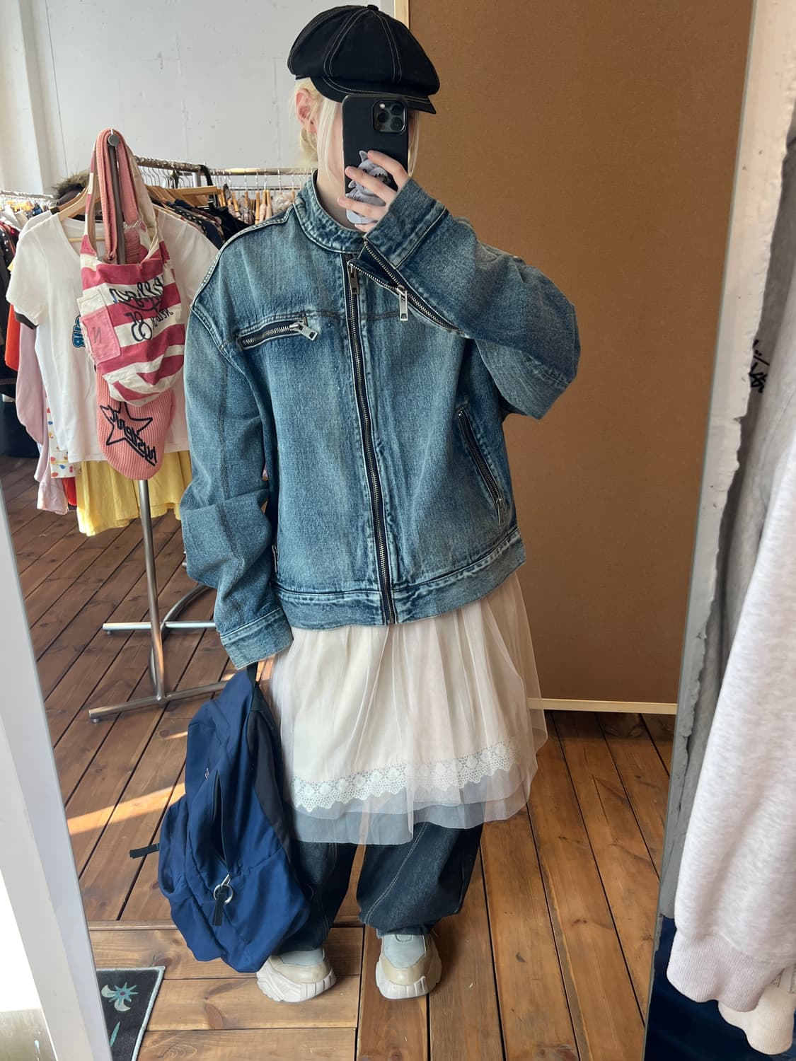 데님 오버 자켓 상품이미지1