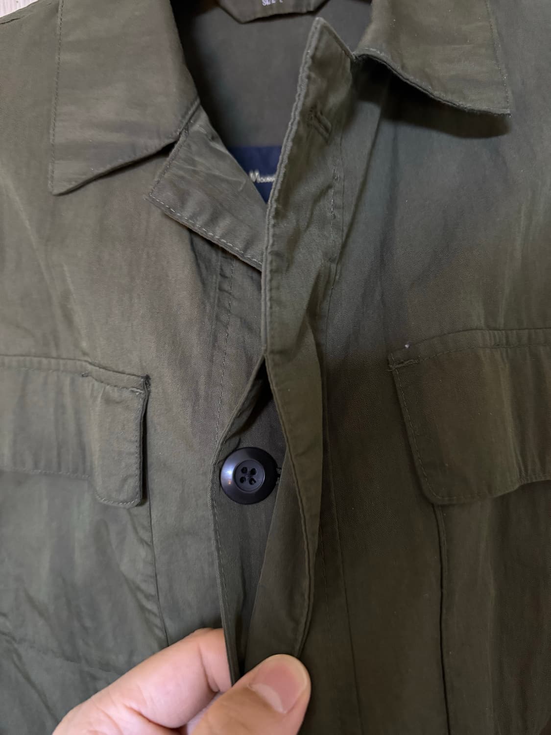 마시모두띠 코튼 나일론 필드자켓 L 상품이미지5