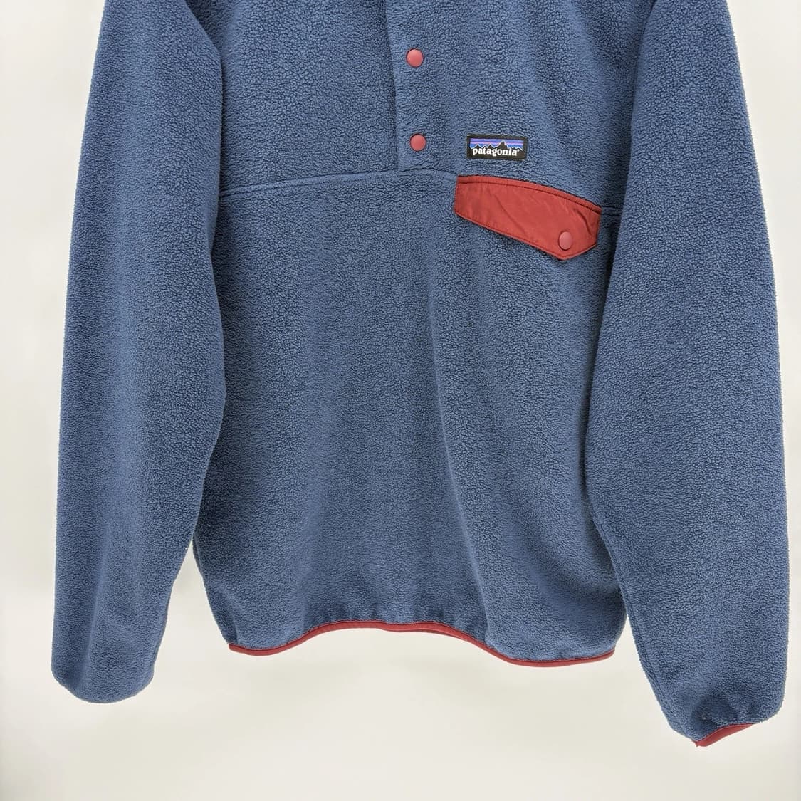10s 파타고니아 신칠라 스냅-T 네이비/버건디 상품이미지3