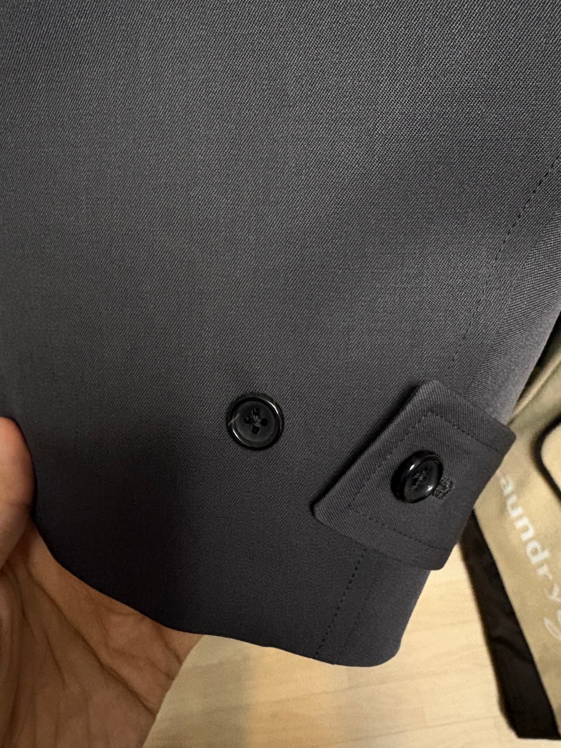 그라프페이퍼 울 발마칸 코트 1사이즈 상품이미지5