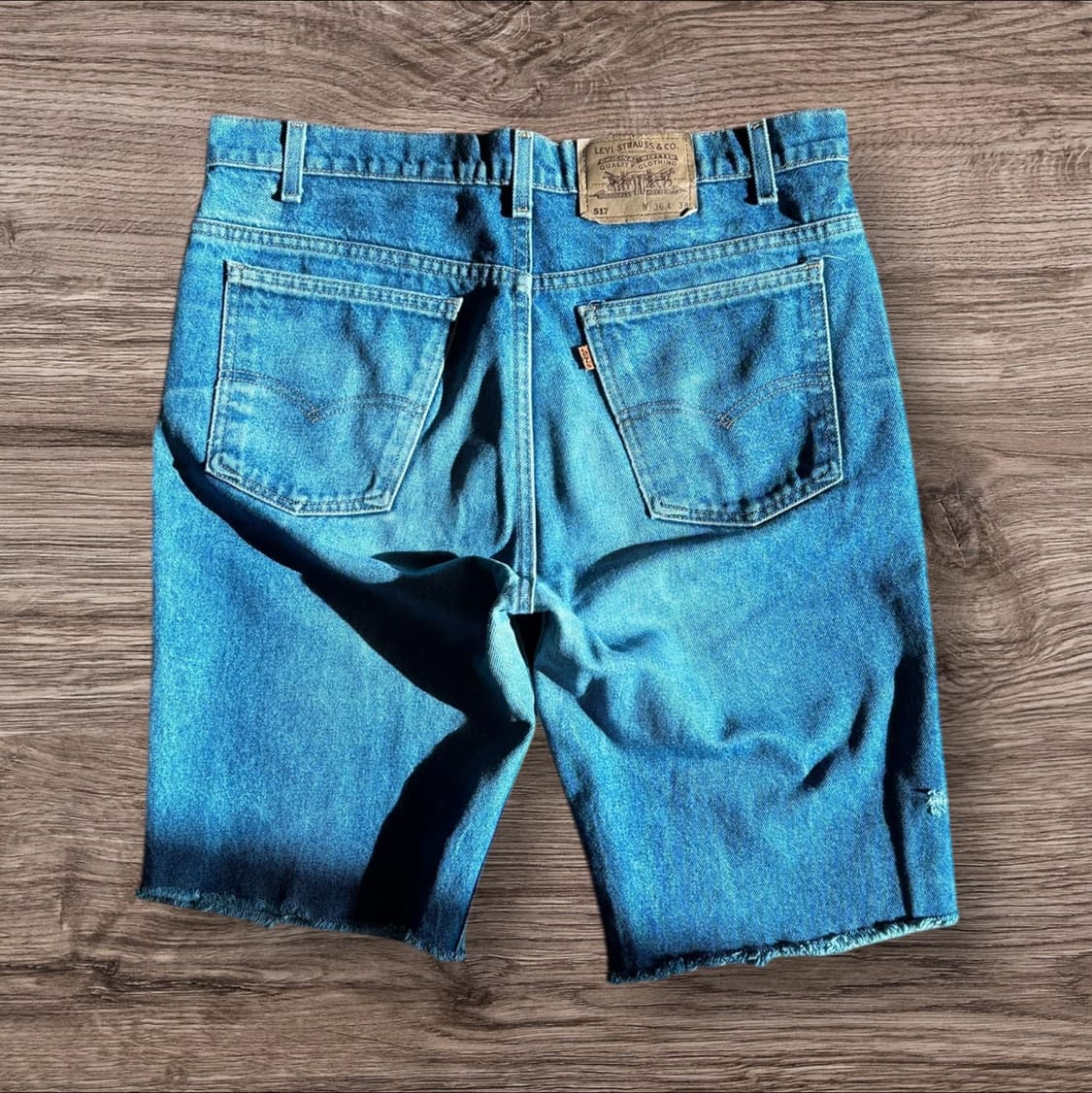 90s Levis 517 orange tab shorts 상품이미지3