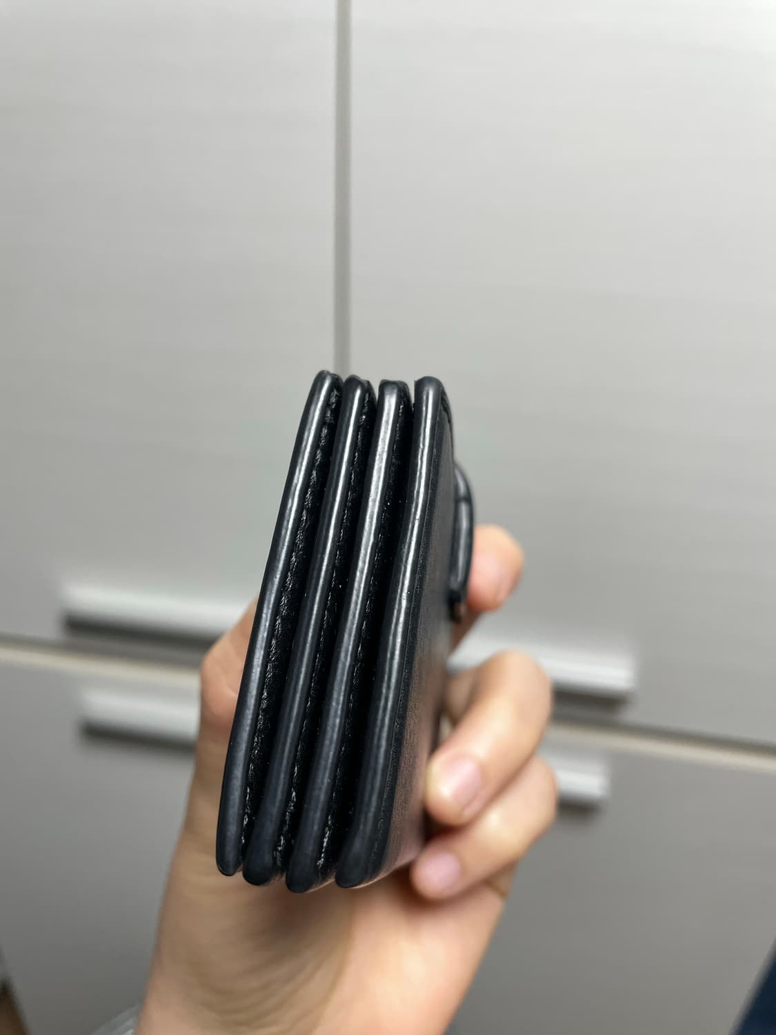 더로우 the row 아코디언 카드 지갑 블랙 팝니다 상품이미지5