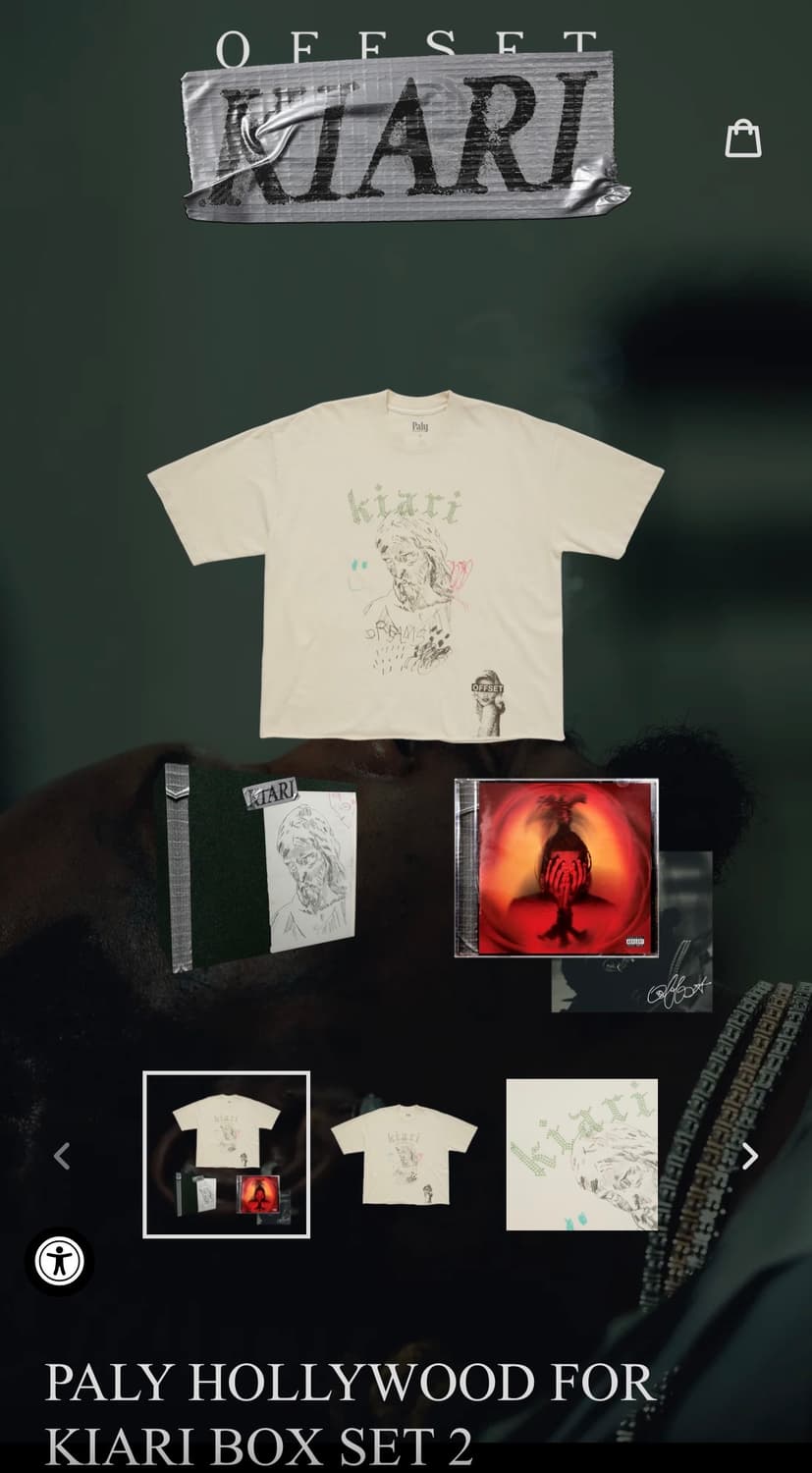 M)오프셋 x 팔리 할리우스 “KIARI” 머천(풀구성) 상품이미지3