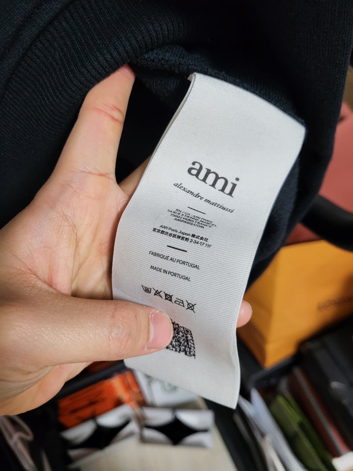 25SS 아미 스몰하트 로고 맨투맨 L 상품이미지6