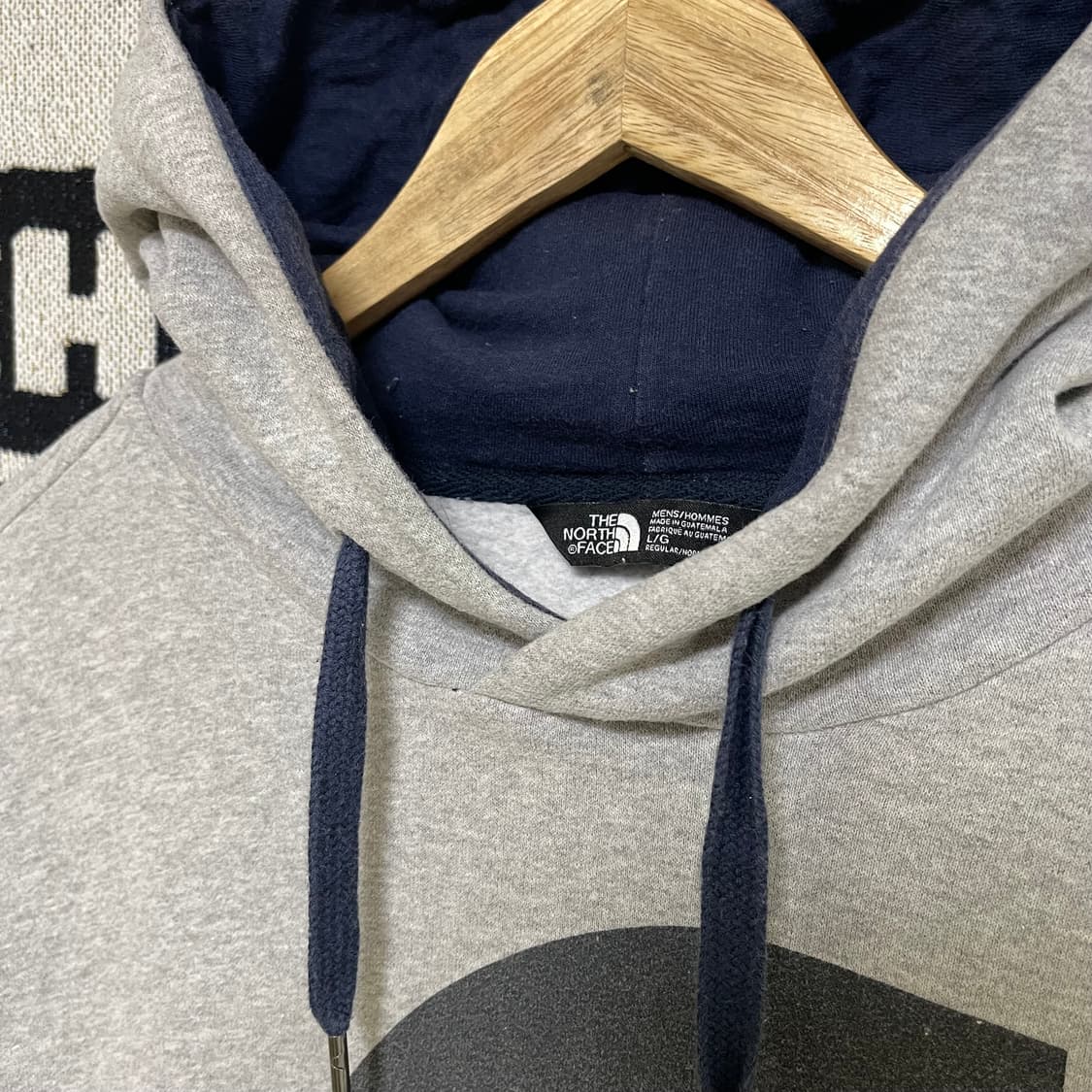 노스페이스 그레이 후드티 상품이미지5