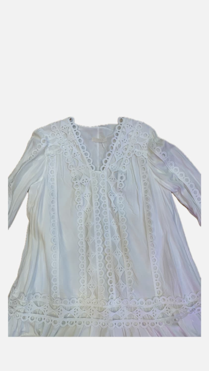  Lace Embroidered  Tunic Dress 상품이미지3