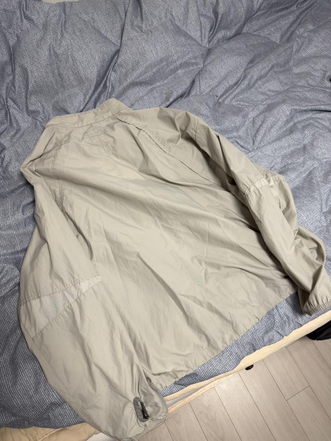 [3] 폴리테루 블록 블루종 크림 상품이미지5