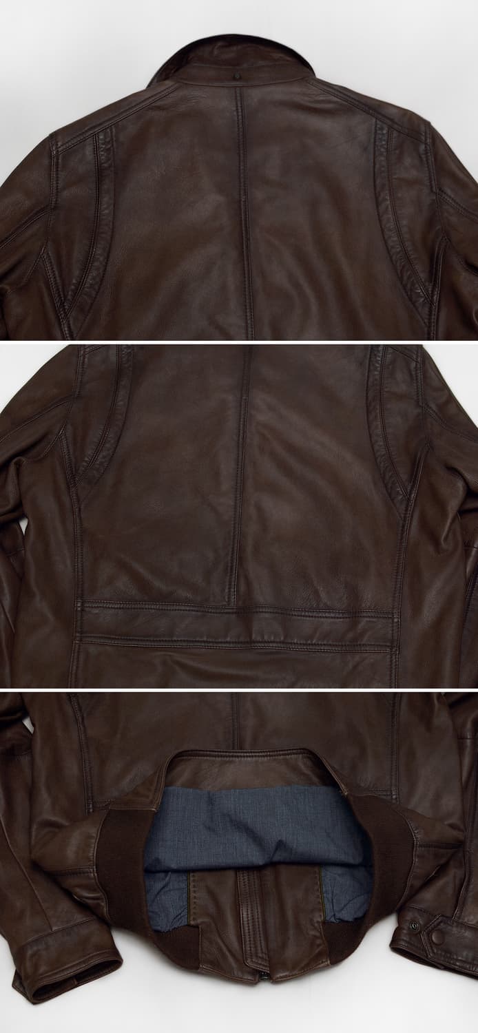 마시모두띠 파티냐 레더 A2 플라이트 자켓 (M / 95-100) 상품이미지5