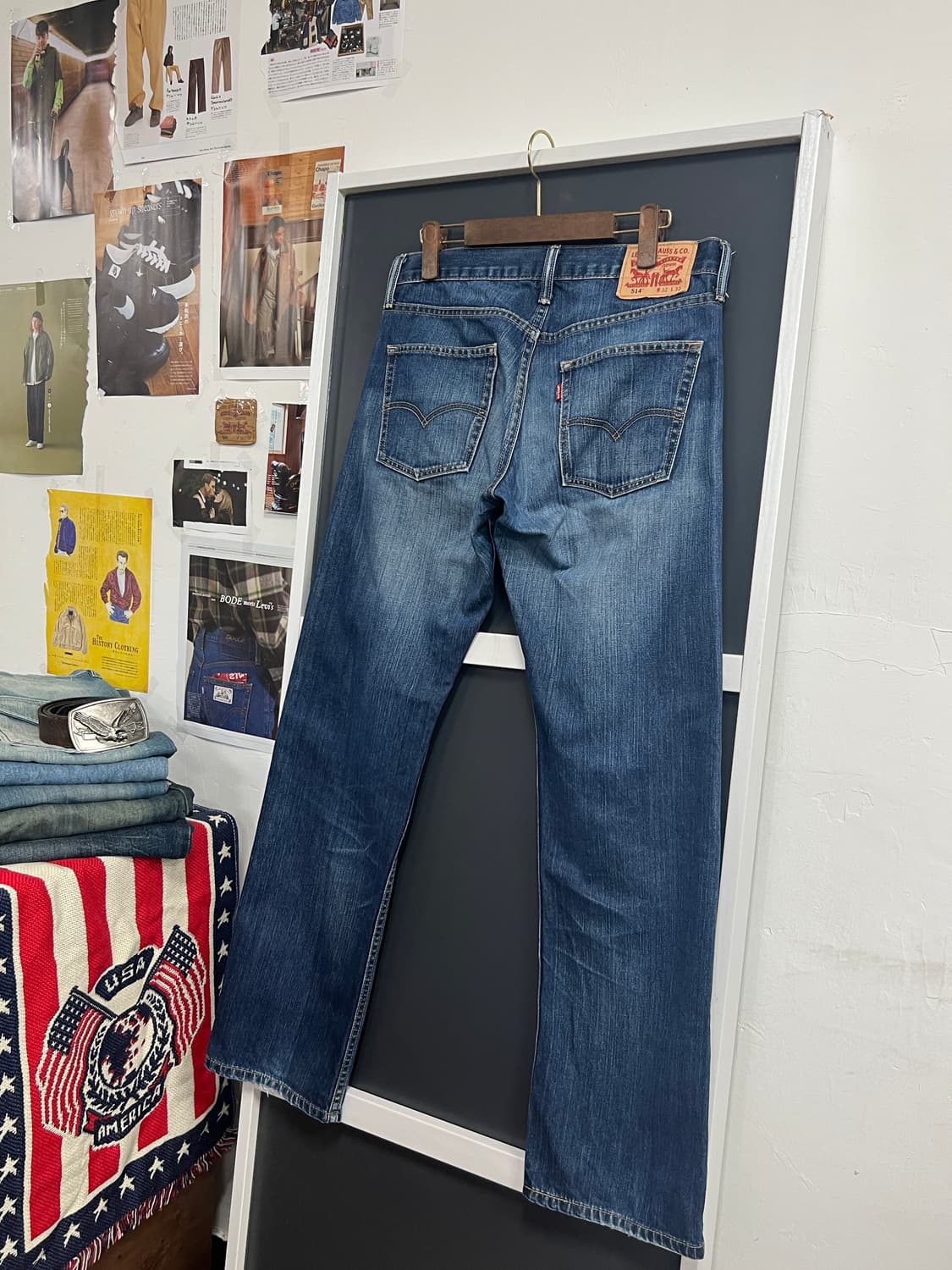 Levis 리바이스 514 스트레이트 데님 팬츠 상품이미지1