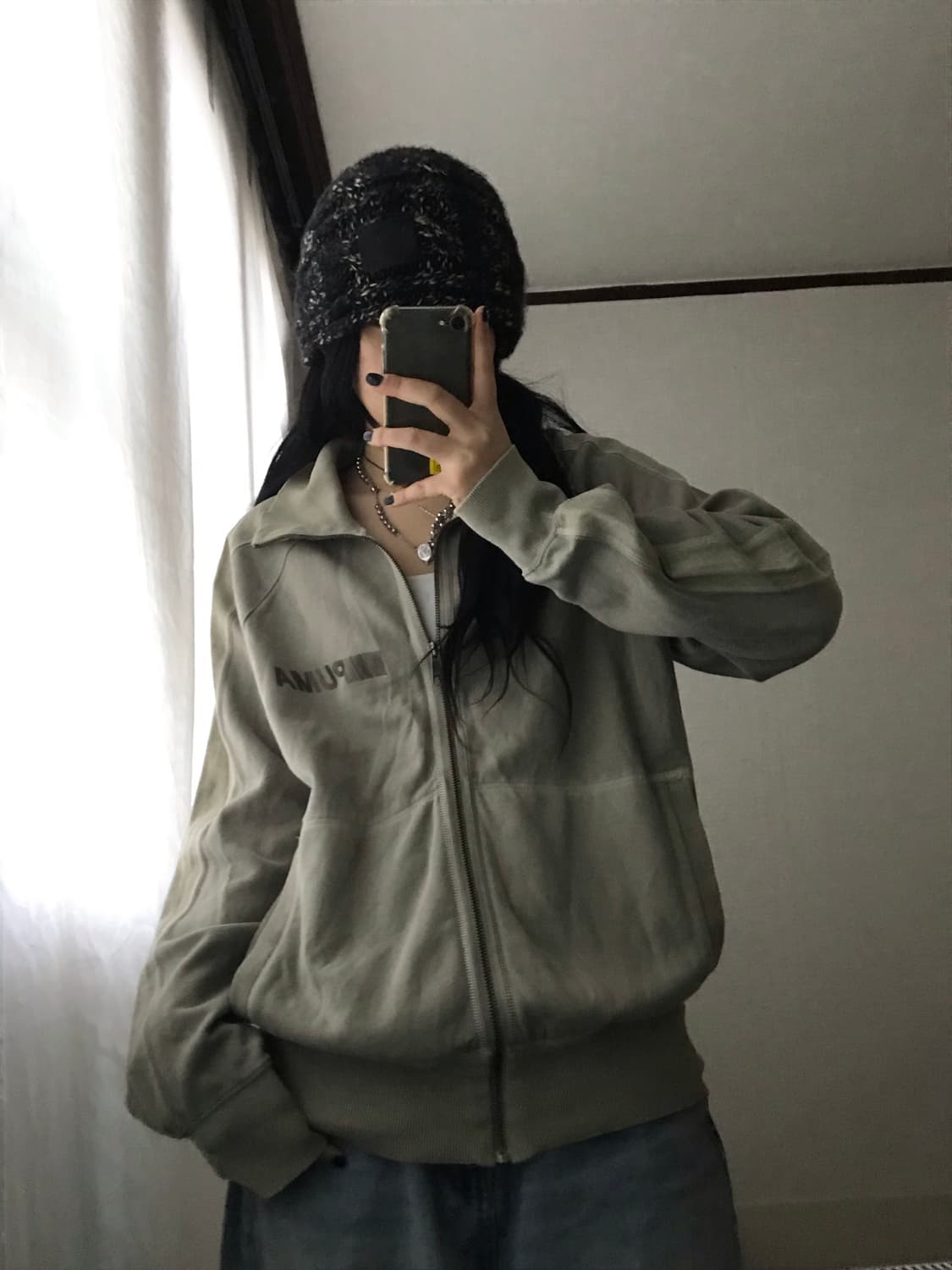 퓨마 카키 면집업 상품이미지6