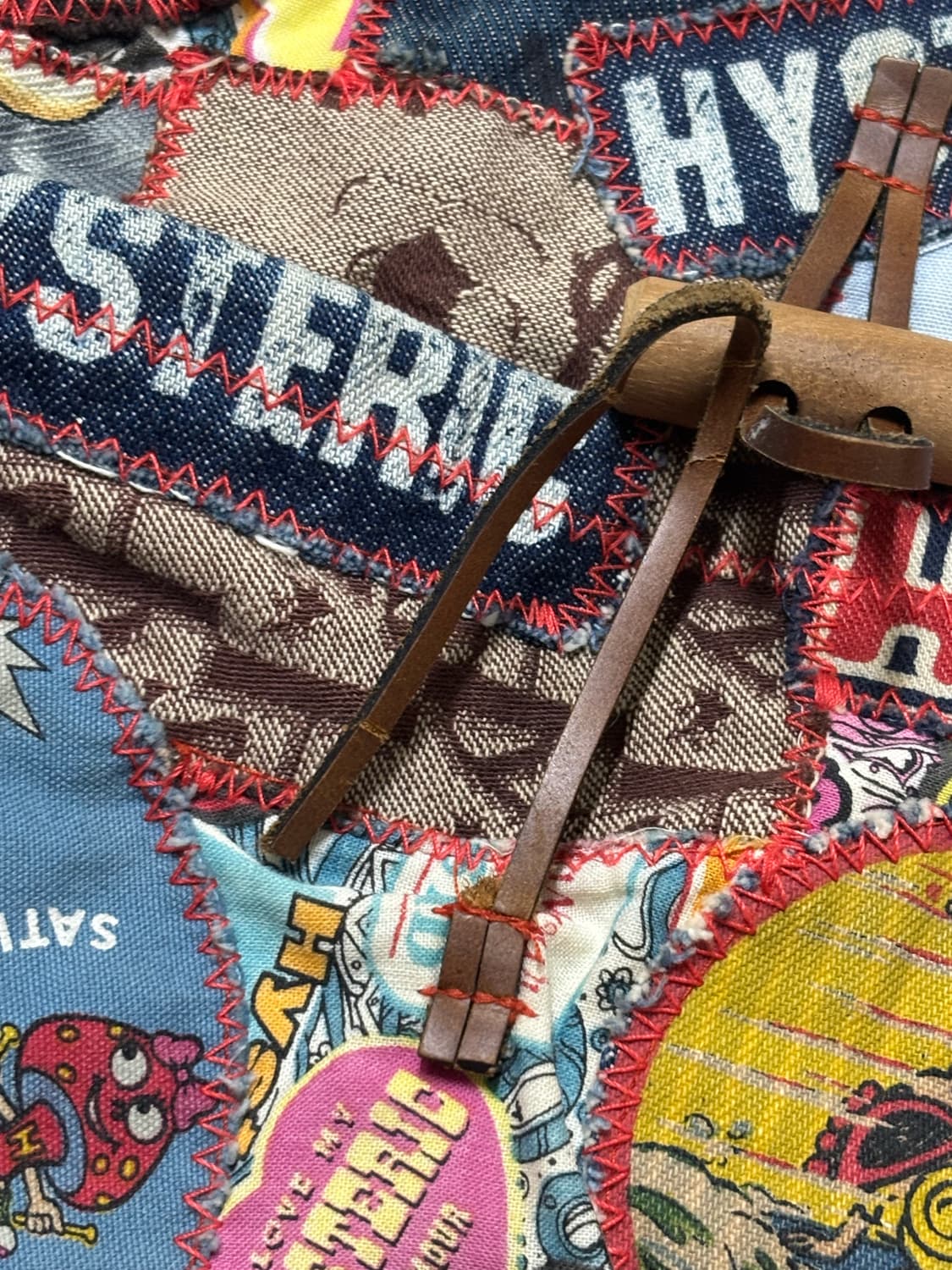 Hysteric Glamour patchwork shoulder bag 상품이미지5