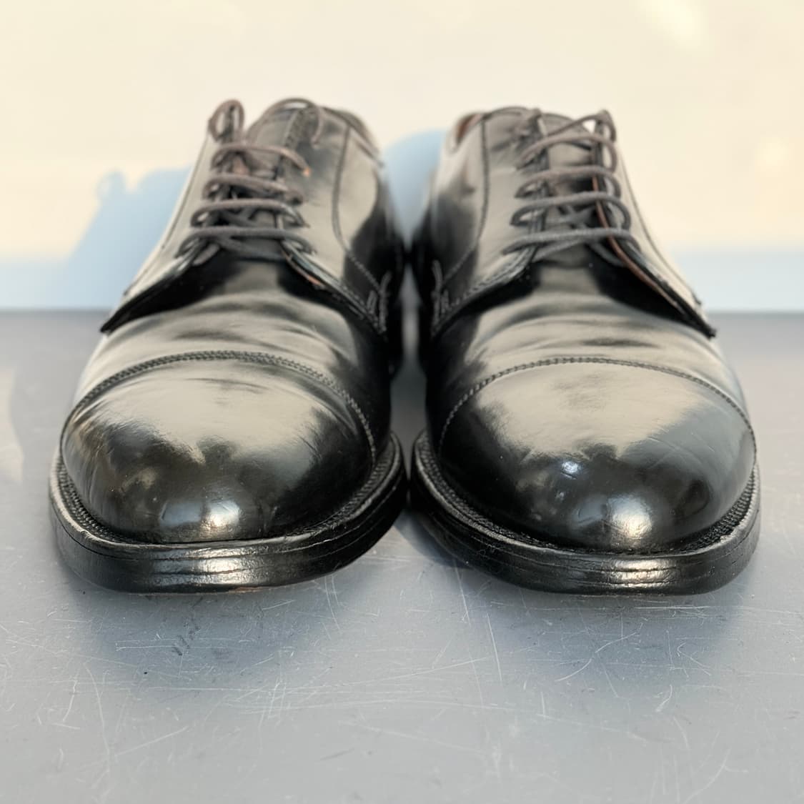 [10.5C] 알든 2161 블랙 코도반 스트레이트 팁 더비 상품이미지3