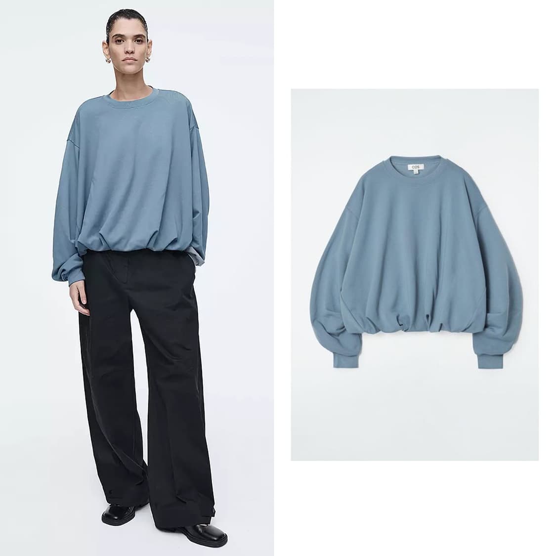 코스 COS 24 버블 헴 스웨트셔츠 상품이미지2