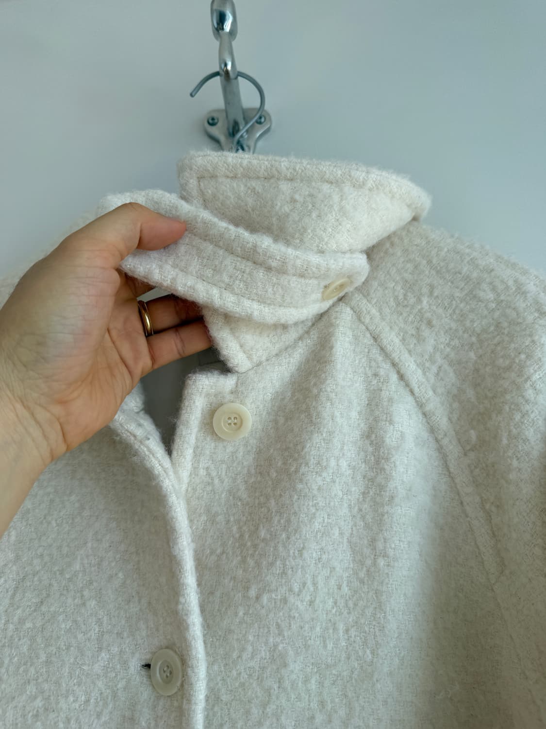 링서울(LlNGSEOUL) 알파카 부클 코트 상품이미지4