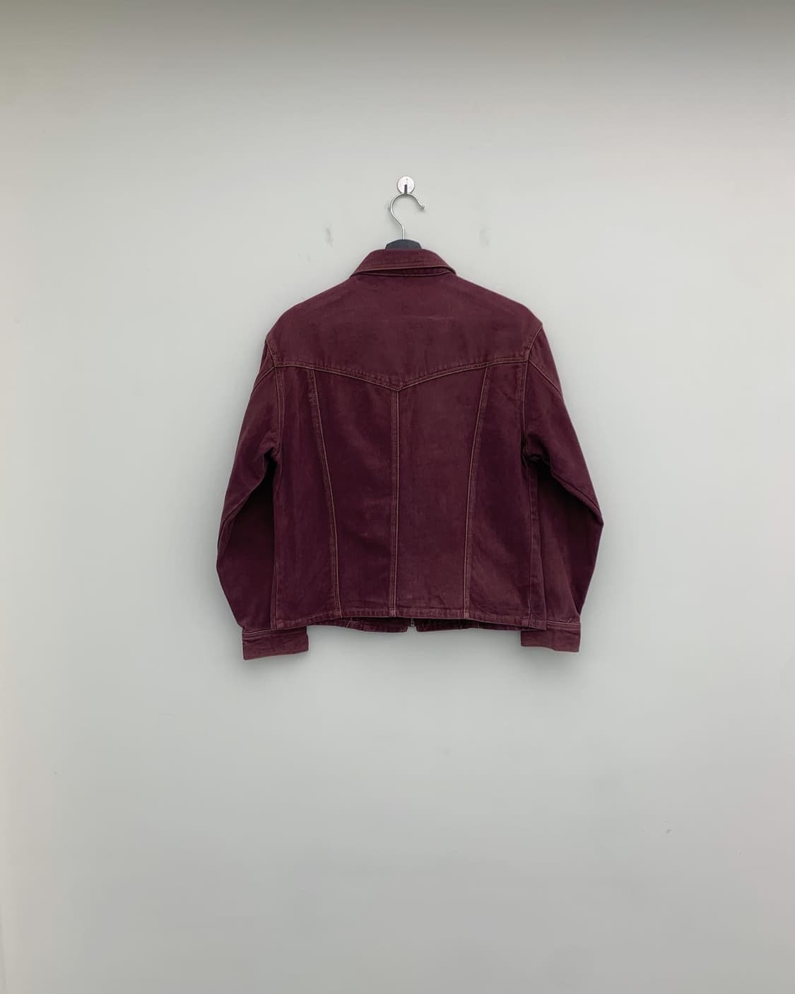 재패니즈 빈티지 버건디 웨스턴 코튼 자켓 상품이미지6