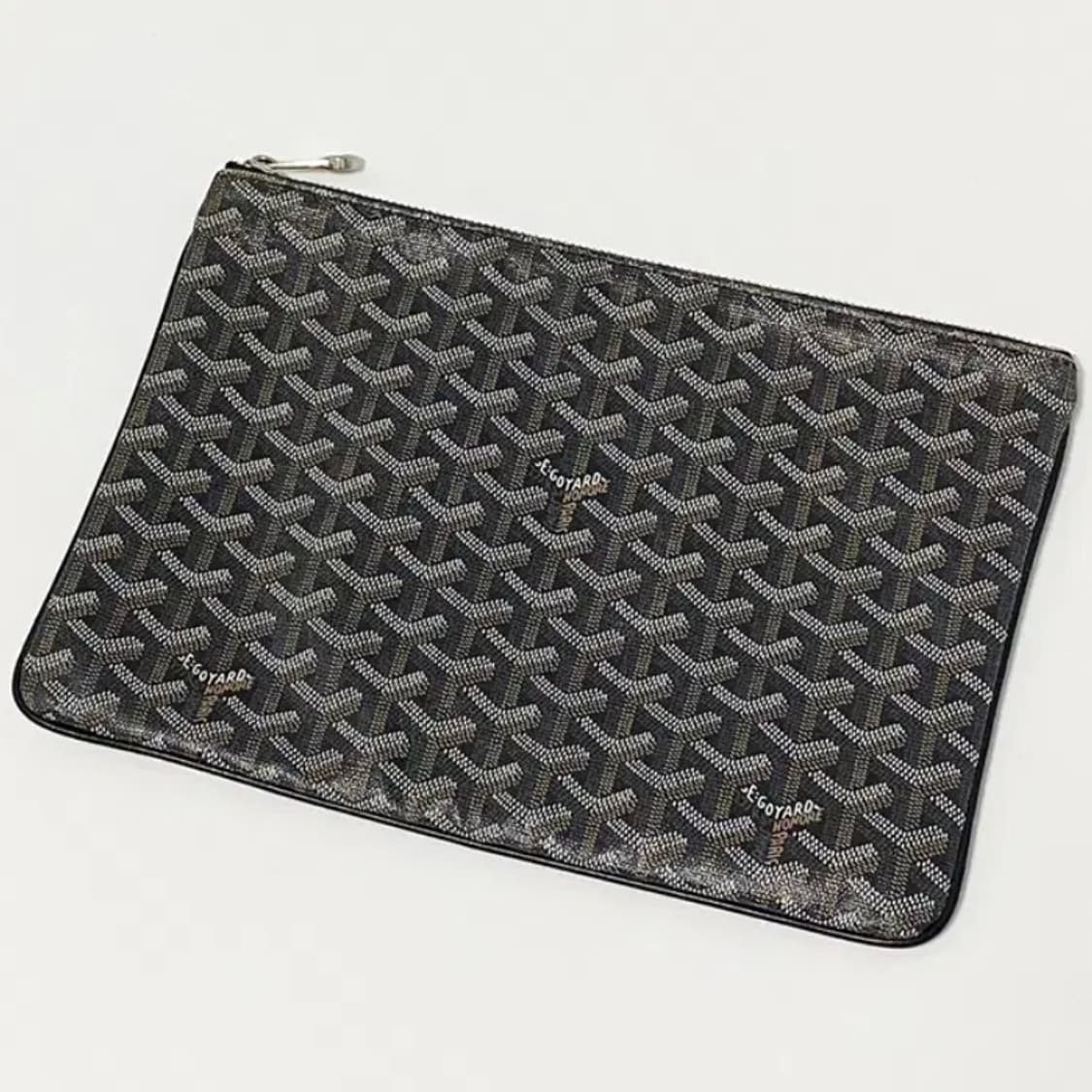 [정품] GOYARD 고야드 세나 포쉐트 MM 블랙 클러치백 상품이미지3