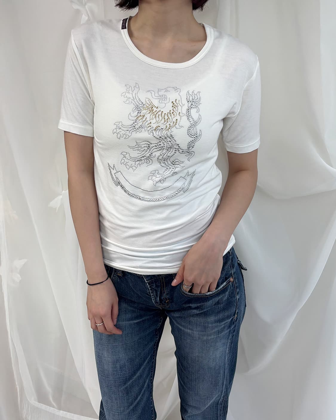 JUN MEN stud rock chic basic t-shirts 상품이미지9