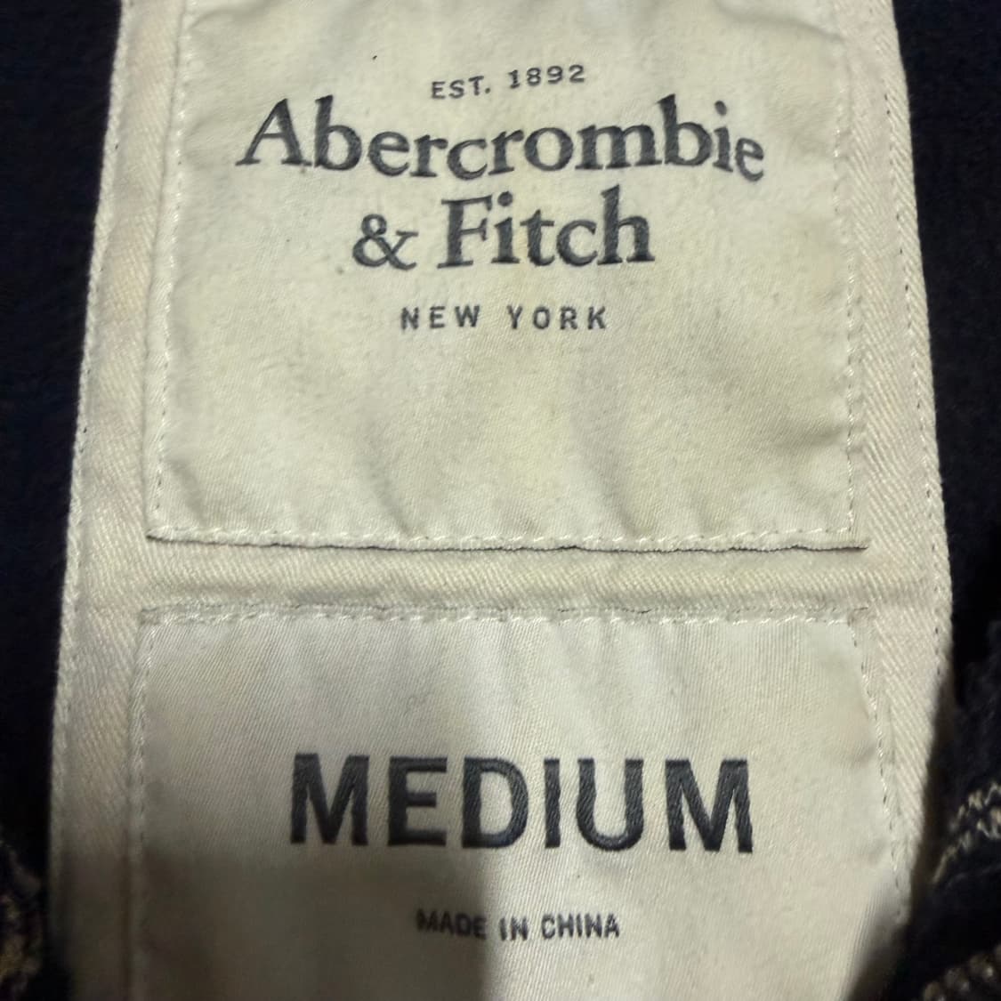 아베크롬비 네이비 후드집업 M 상품이미지3