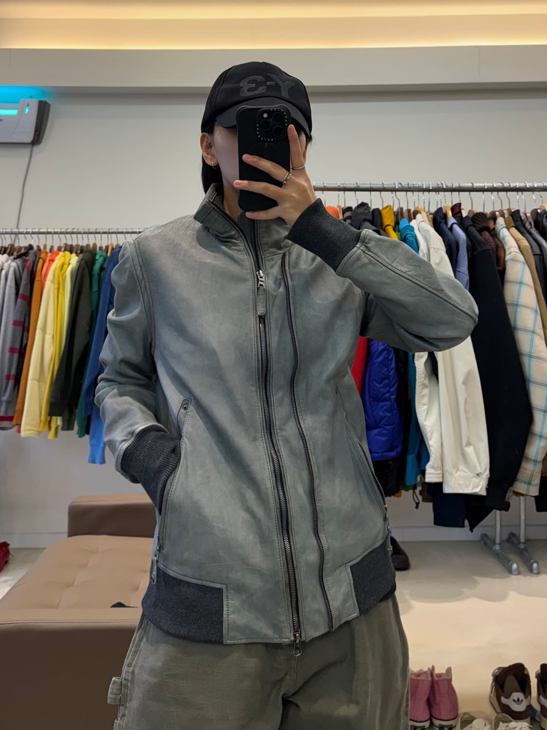 솔리드옴므 투웨이 램스킨 자켓 상품이미지6