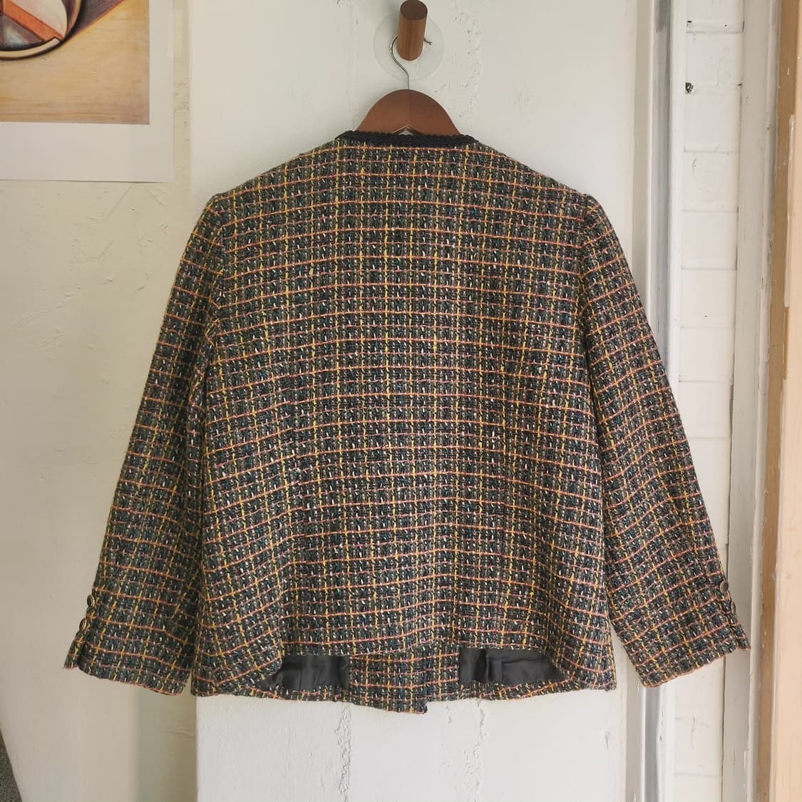 멀티컬러 울 트위드 자켓 상품이미지6