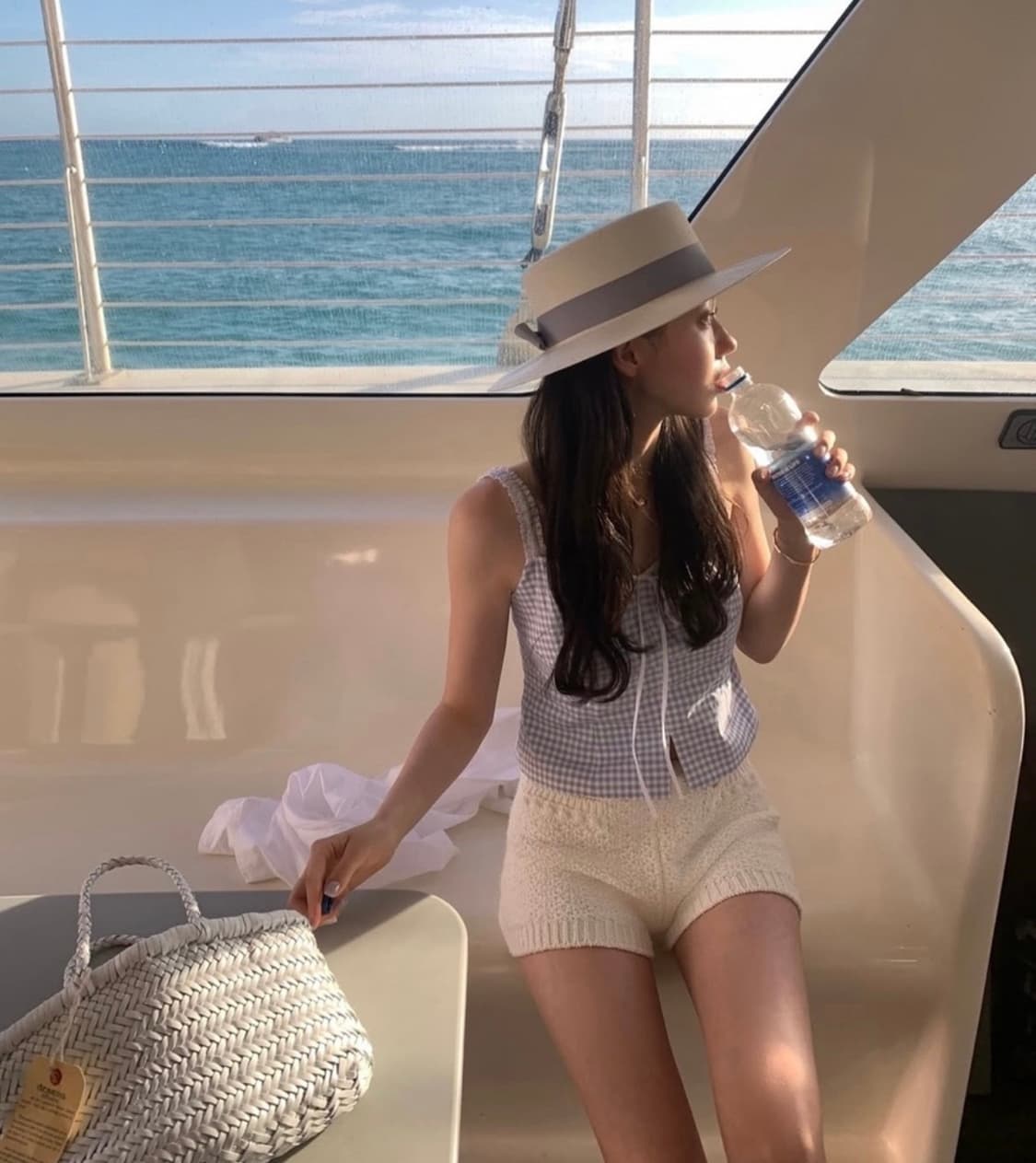 새상품) 르플레인 카프리 니트 팬츠 Capri Knit Pants 상품이미지2