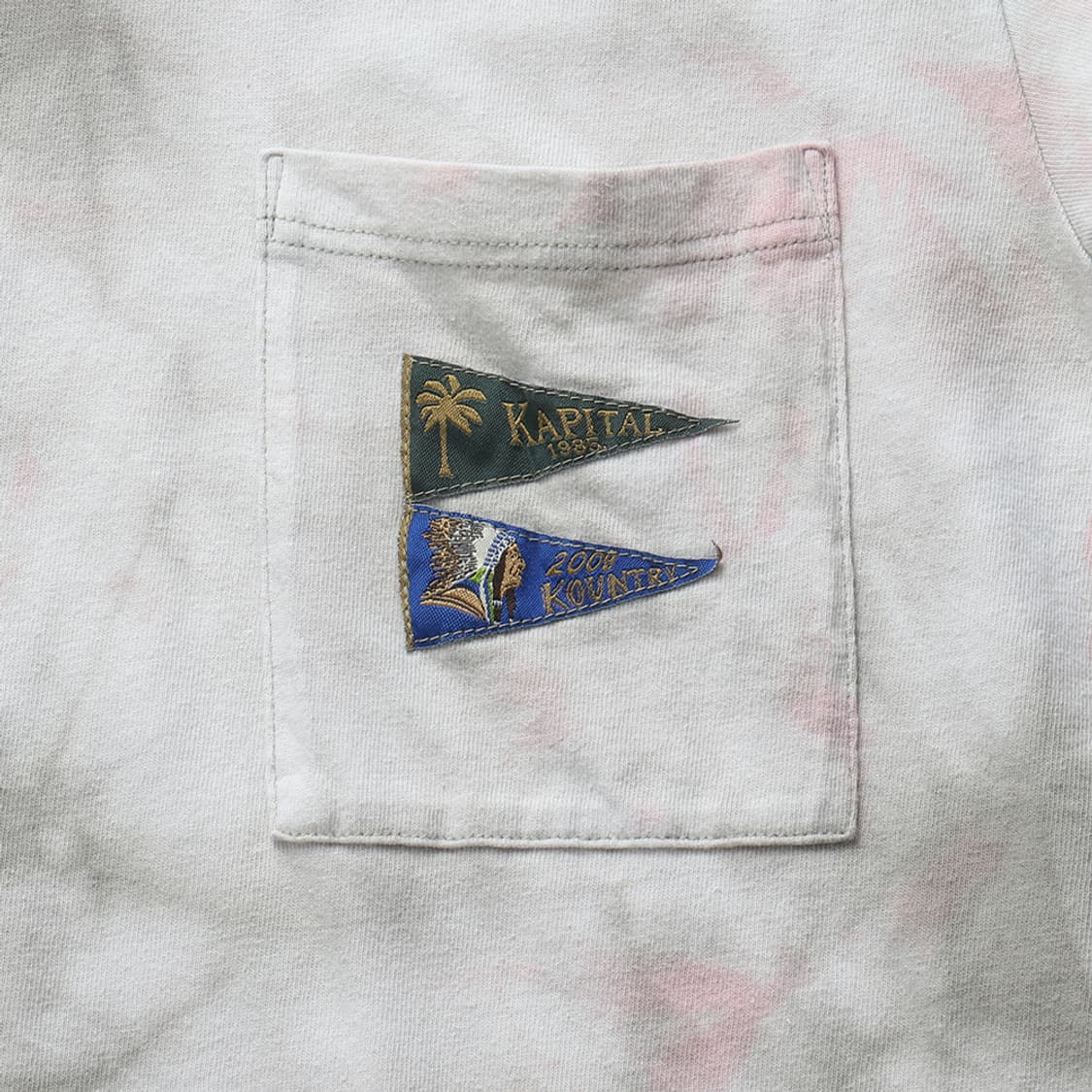 캐피탈 KAPITAL Pennant T Smoky ASHBURY DYED 상품이미지6