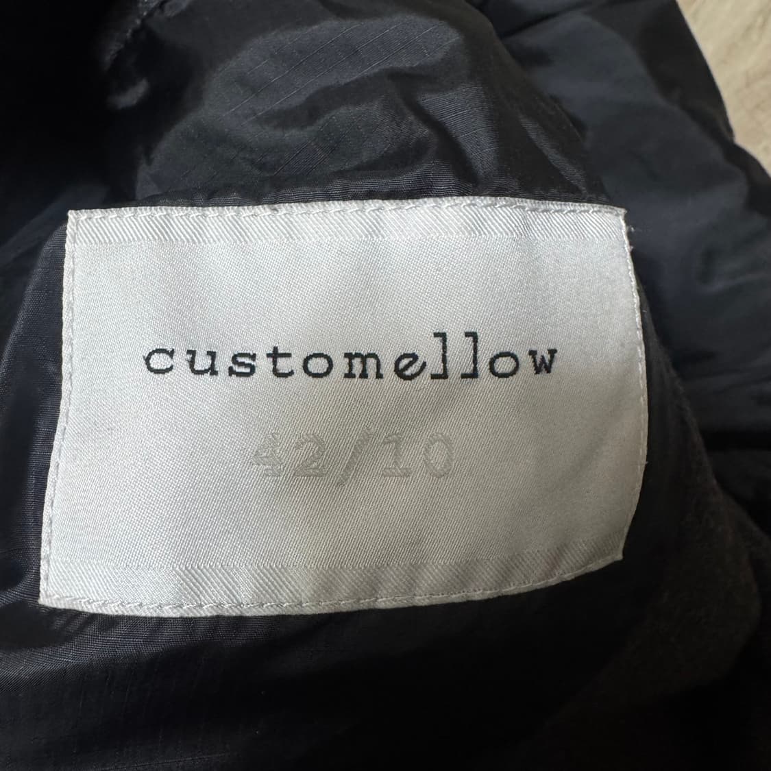 커스텀멜로우 직모 패딩 코트 상품이미지4