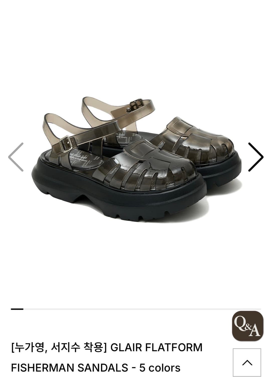 락피쉬GLAIR FLATFORM FISHERMAN SANDALS 상품이미지4