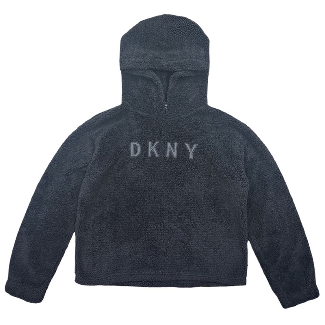 DKNY 블랙 플리스 후드티 S 상품이미지1
