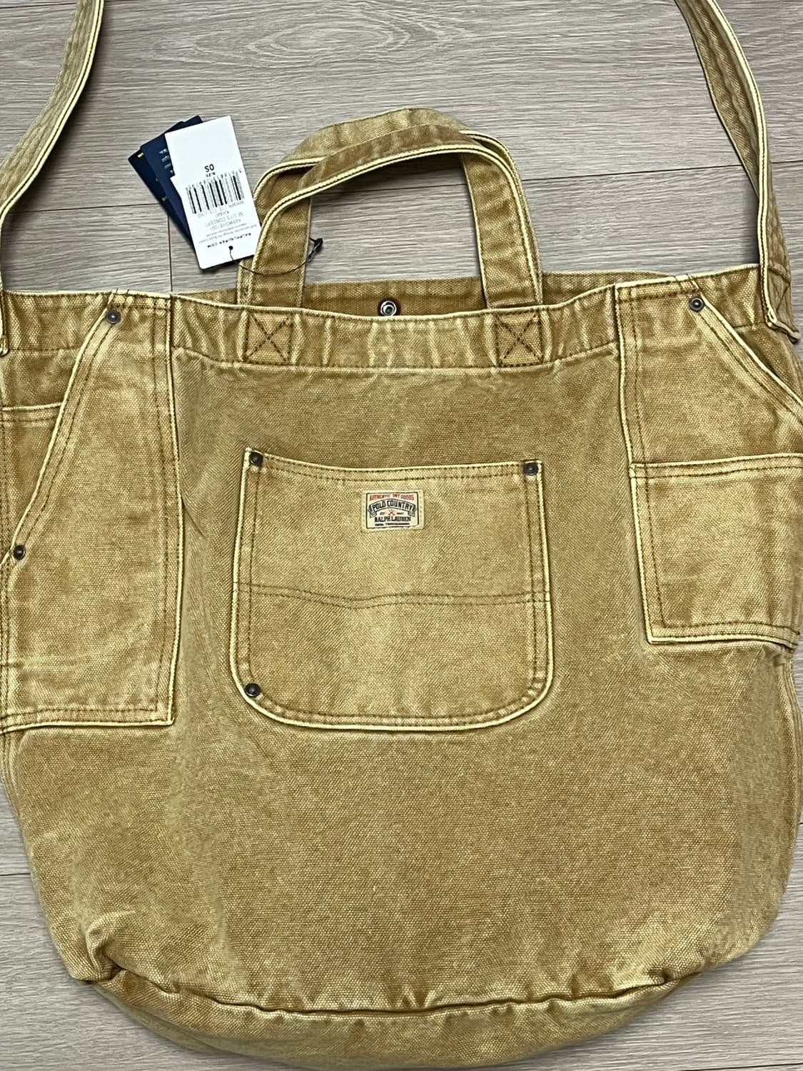 (국내미발매,새상품) 폴로 랄프로렌 컨츄리 캔버스 워시 토트백 상품이미지2