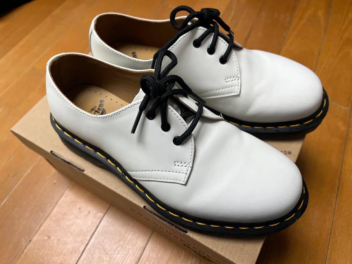 닥터마틴 스무스 화이트 1461 3홀 240  상품이미지2
