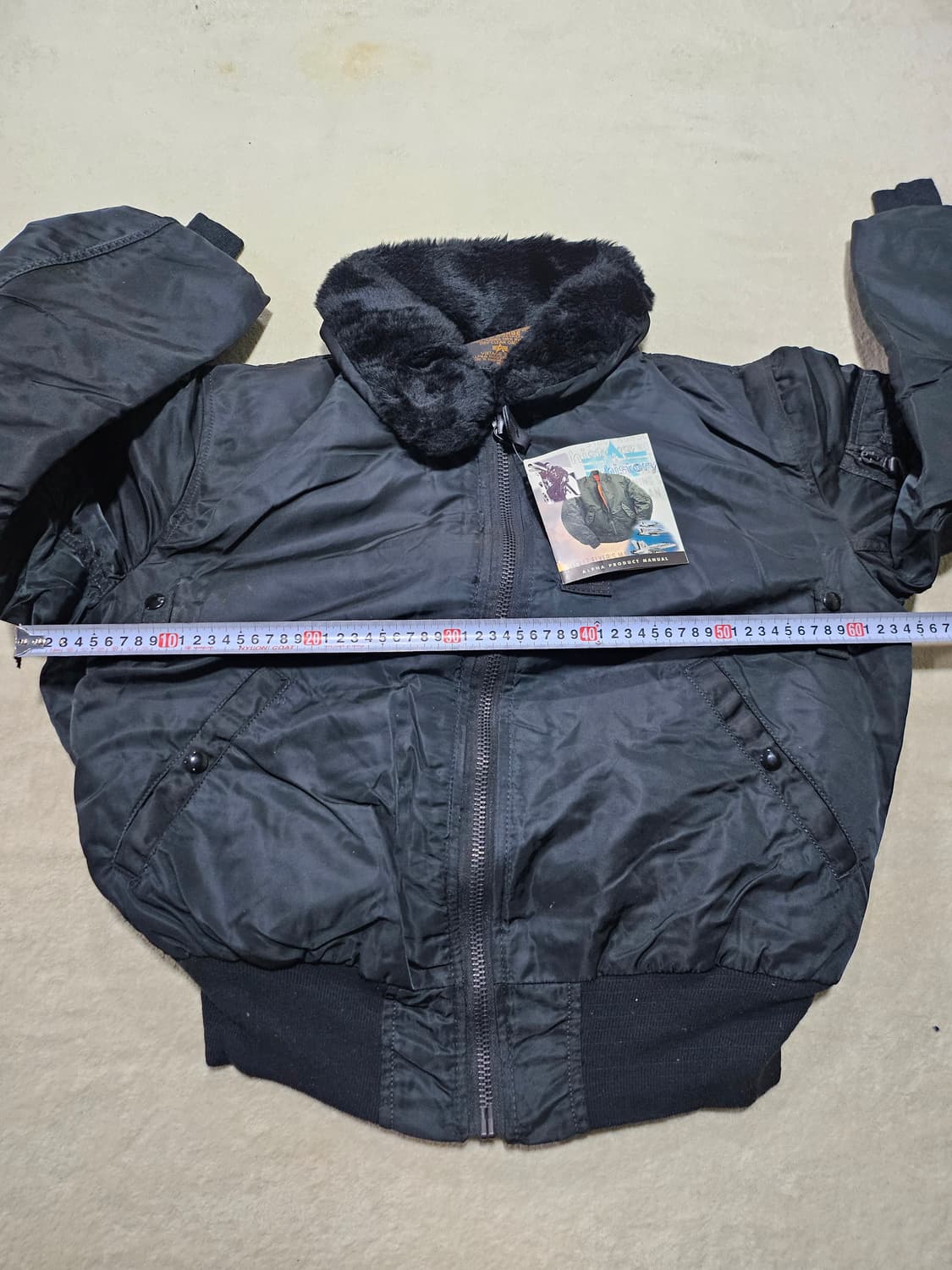 90s 알파사 VINTAGE B-15C 신품 L/R 상품이미지9